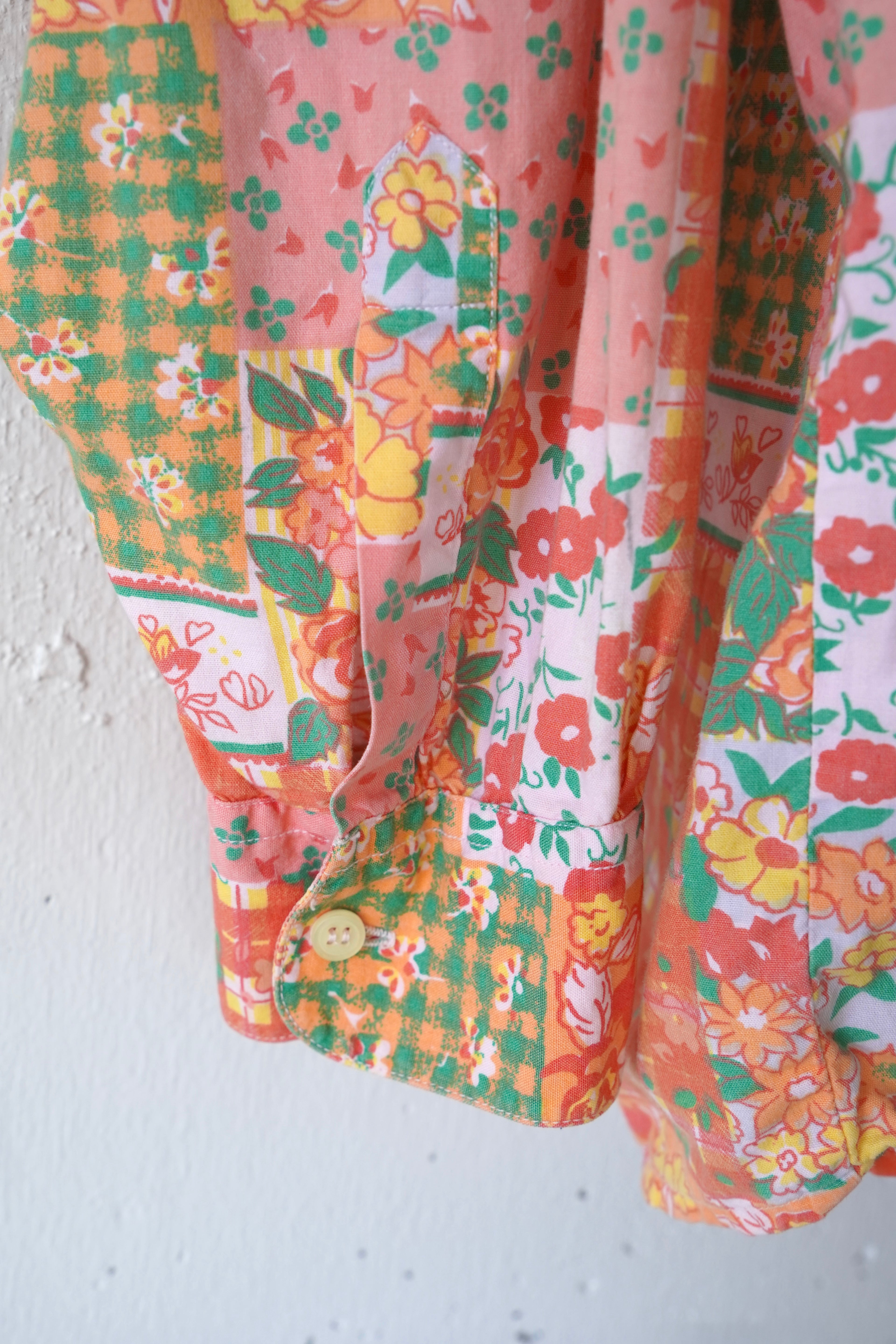 flower cotton shirt