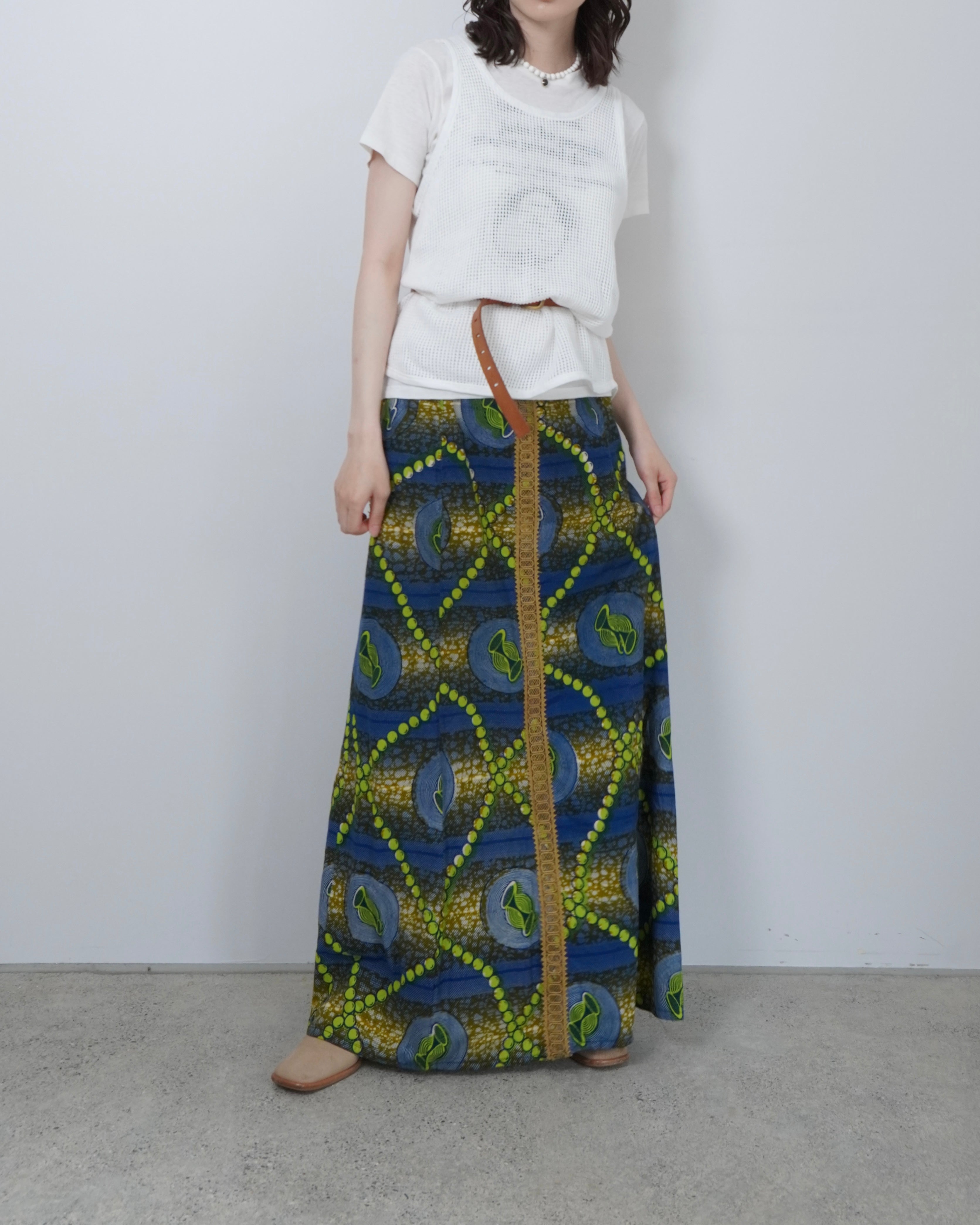lace stitch batik skirt