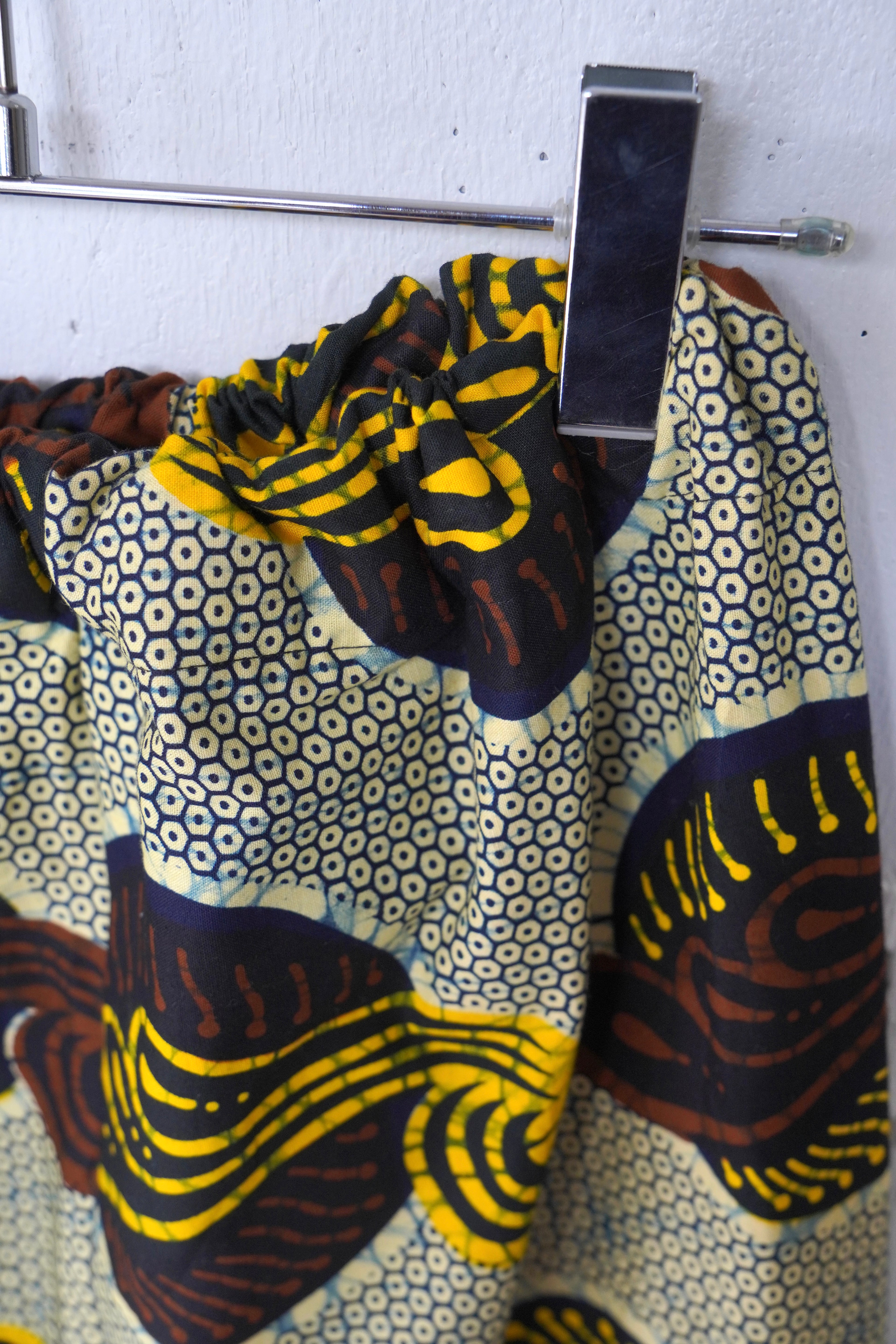 straight batik skirt