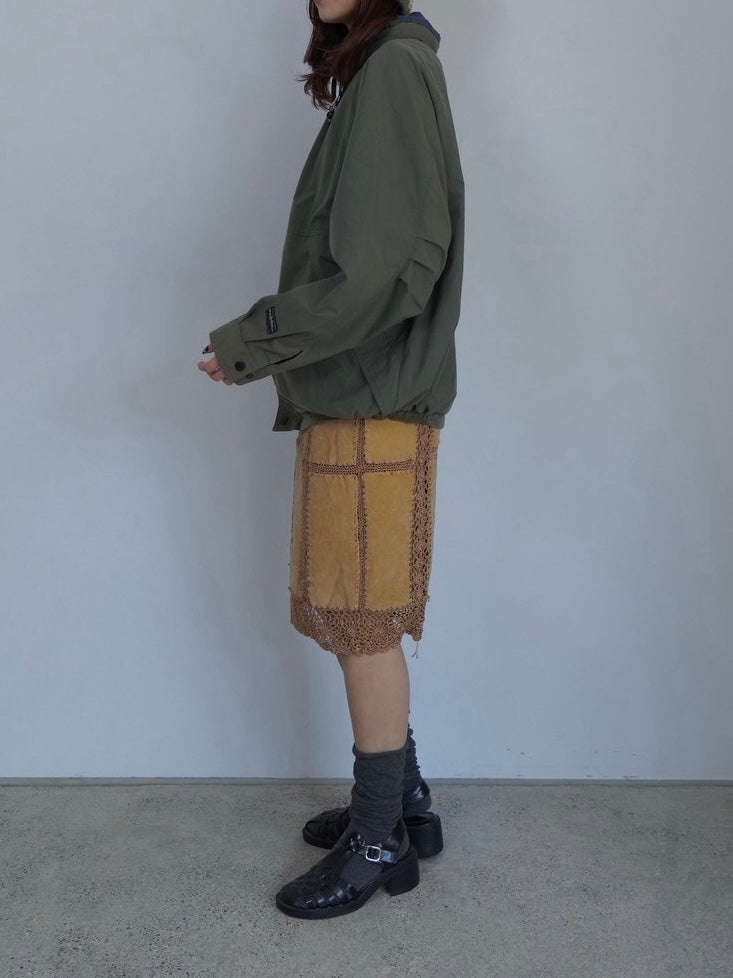 khaki nylon jumper
