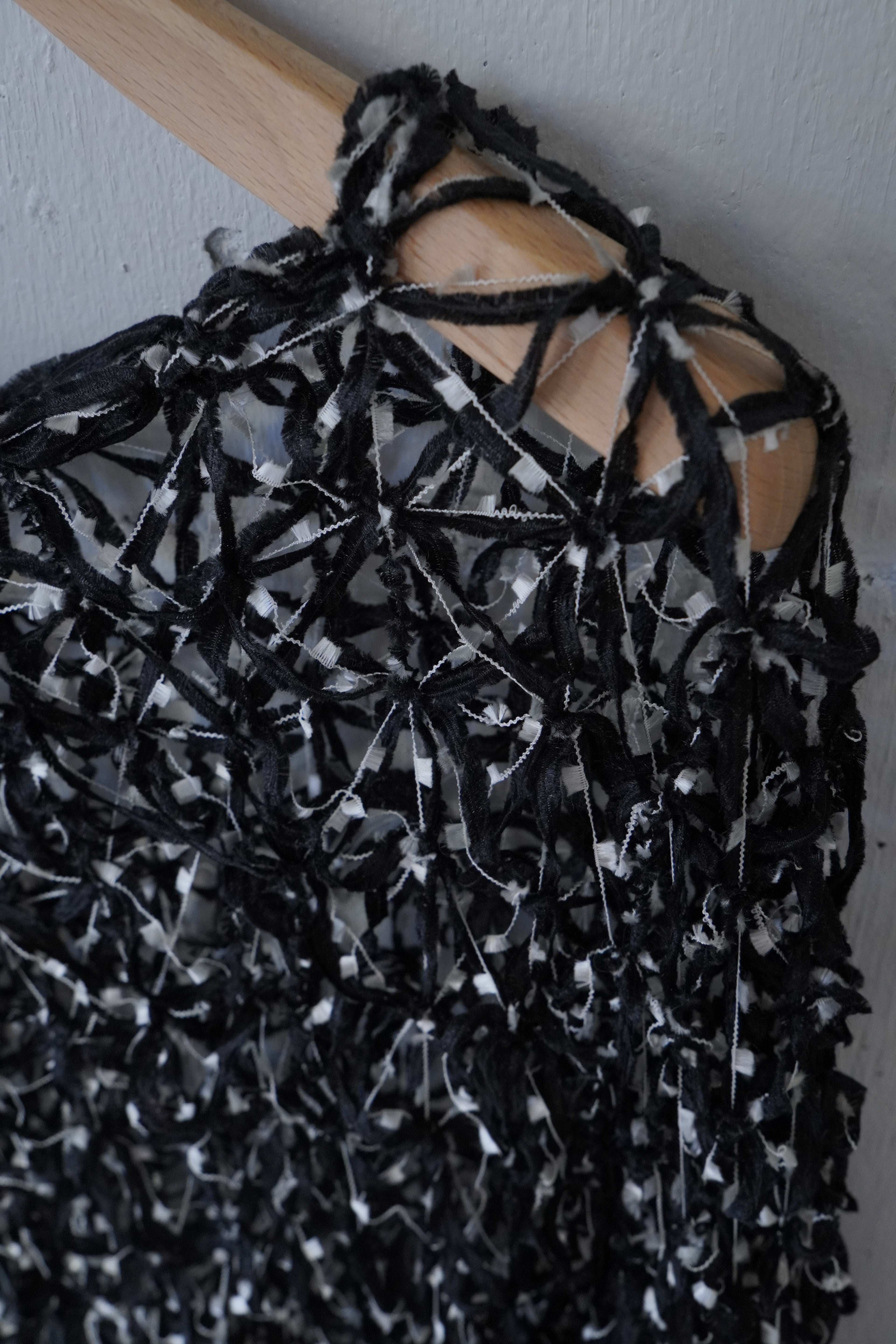 fringe design poncho