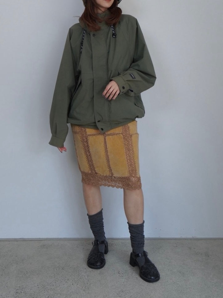 khaki nylon jumper