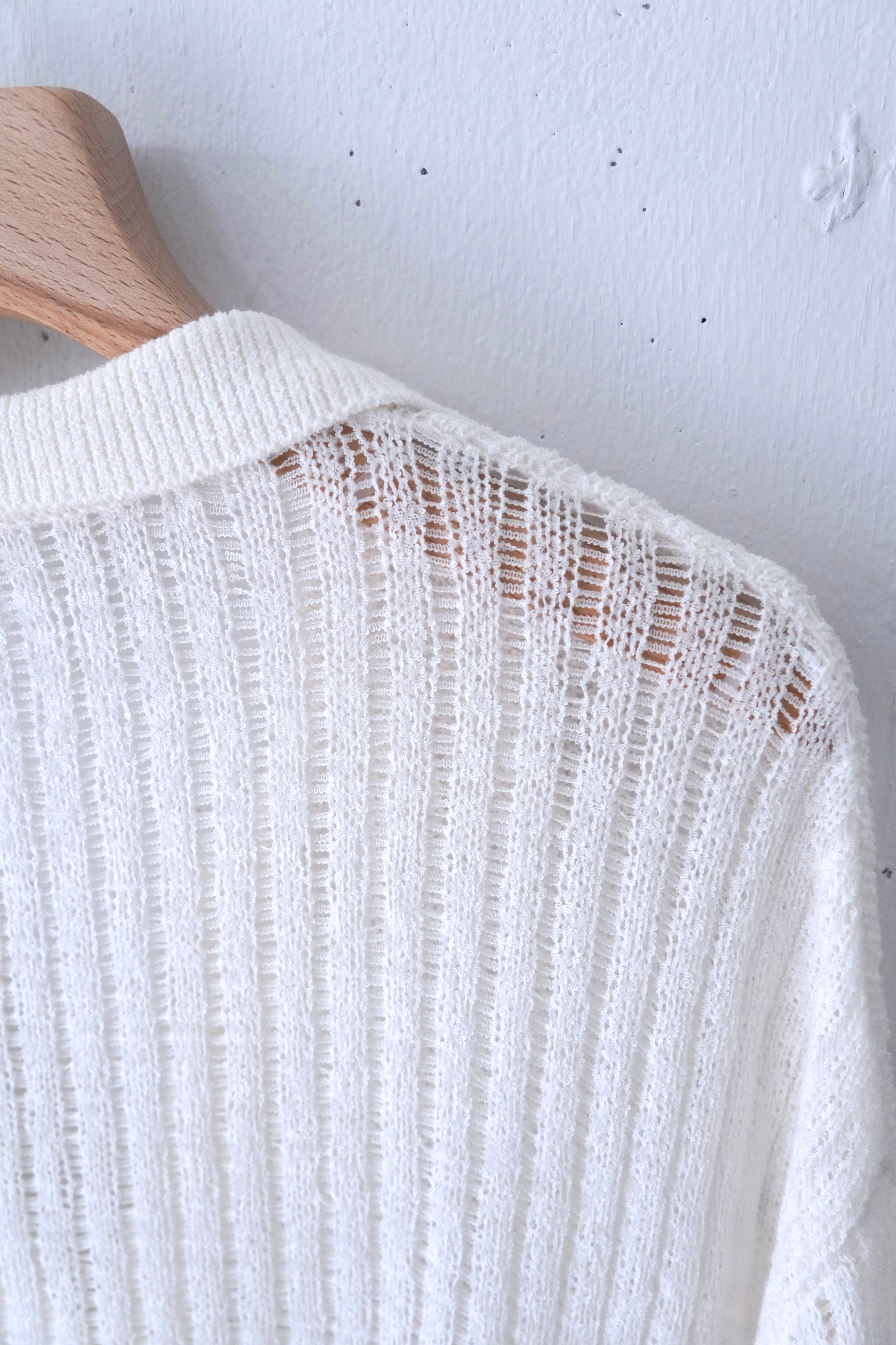 short length summer knit tops