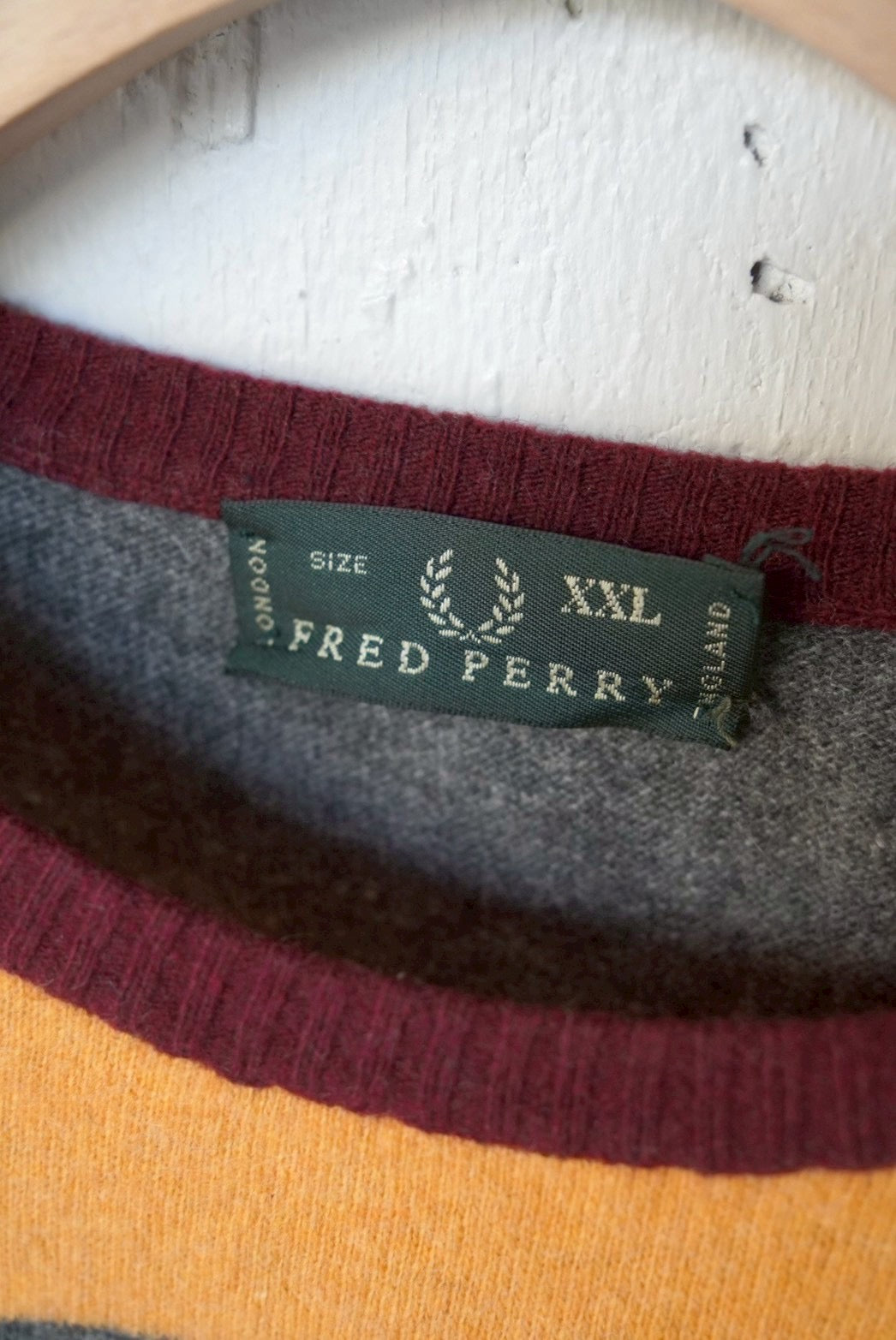 FRED PERRY border knit