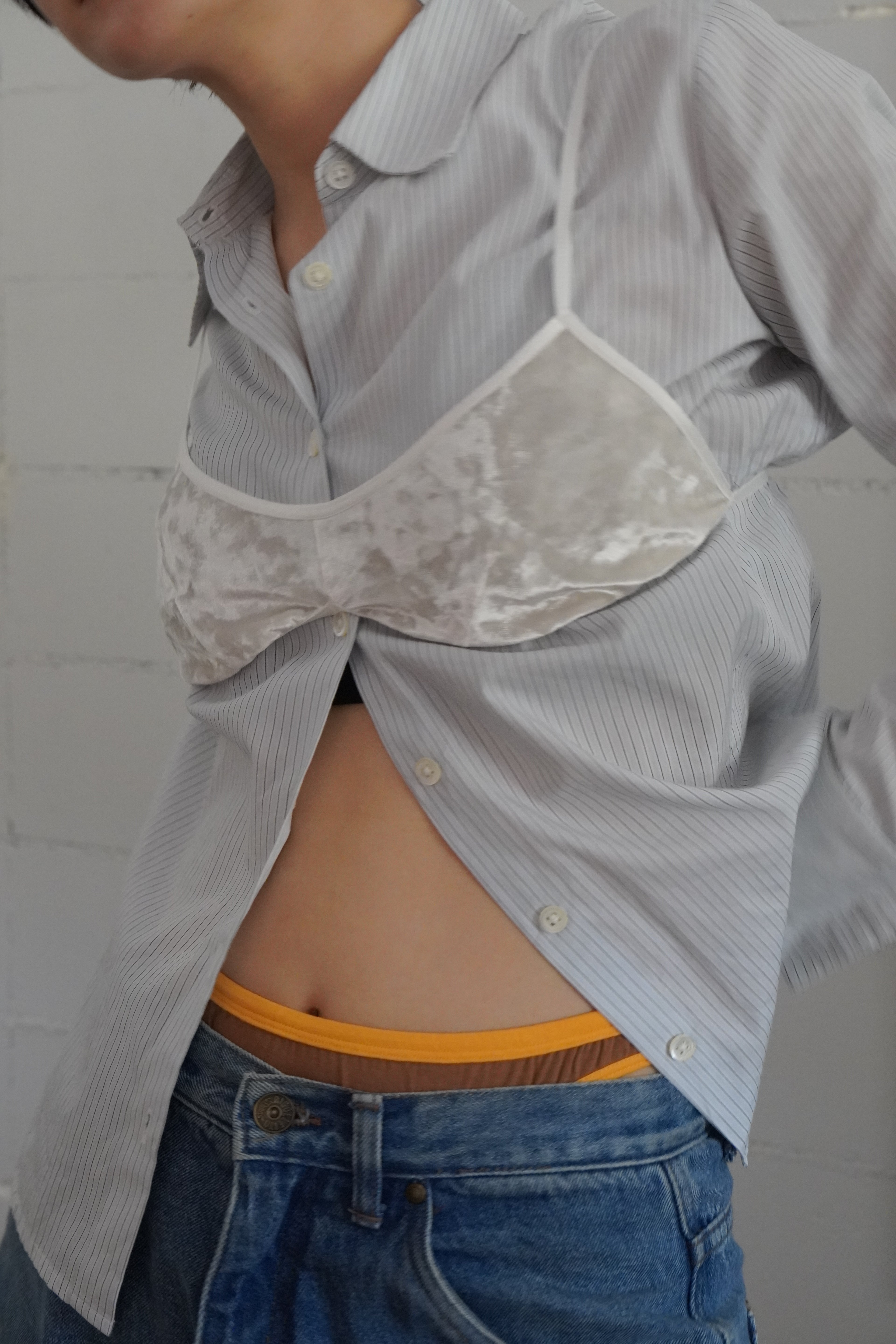 POLLEN EXCLUSIVE Velour Bra (Pearl)