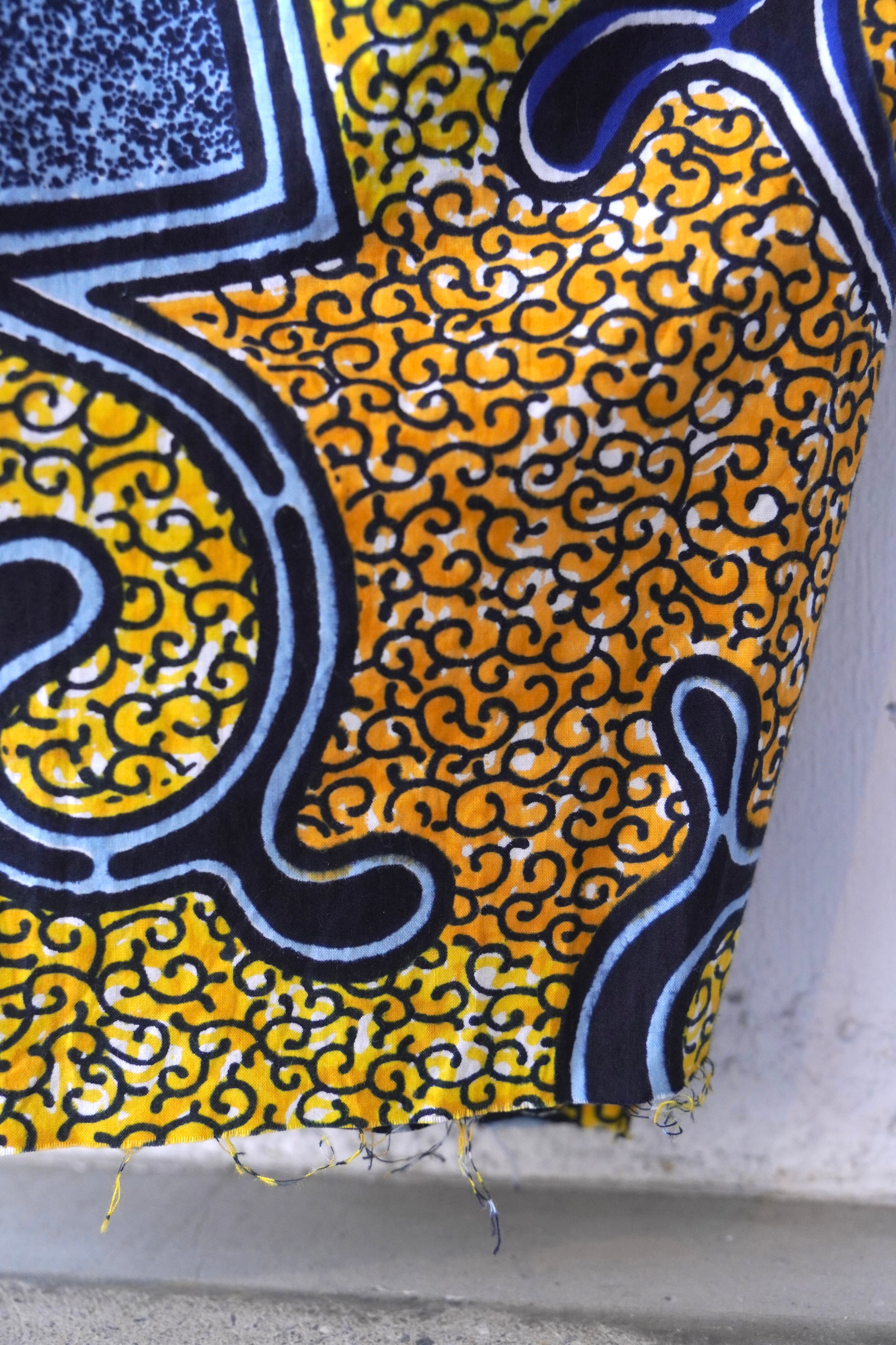 batik kaftan one piece