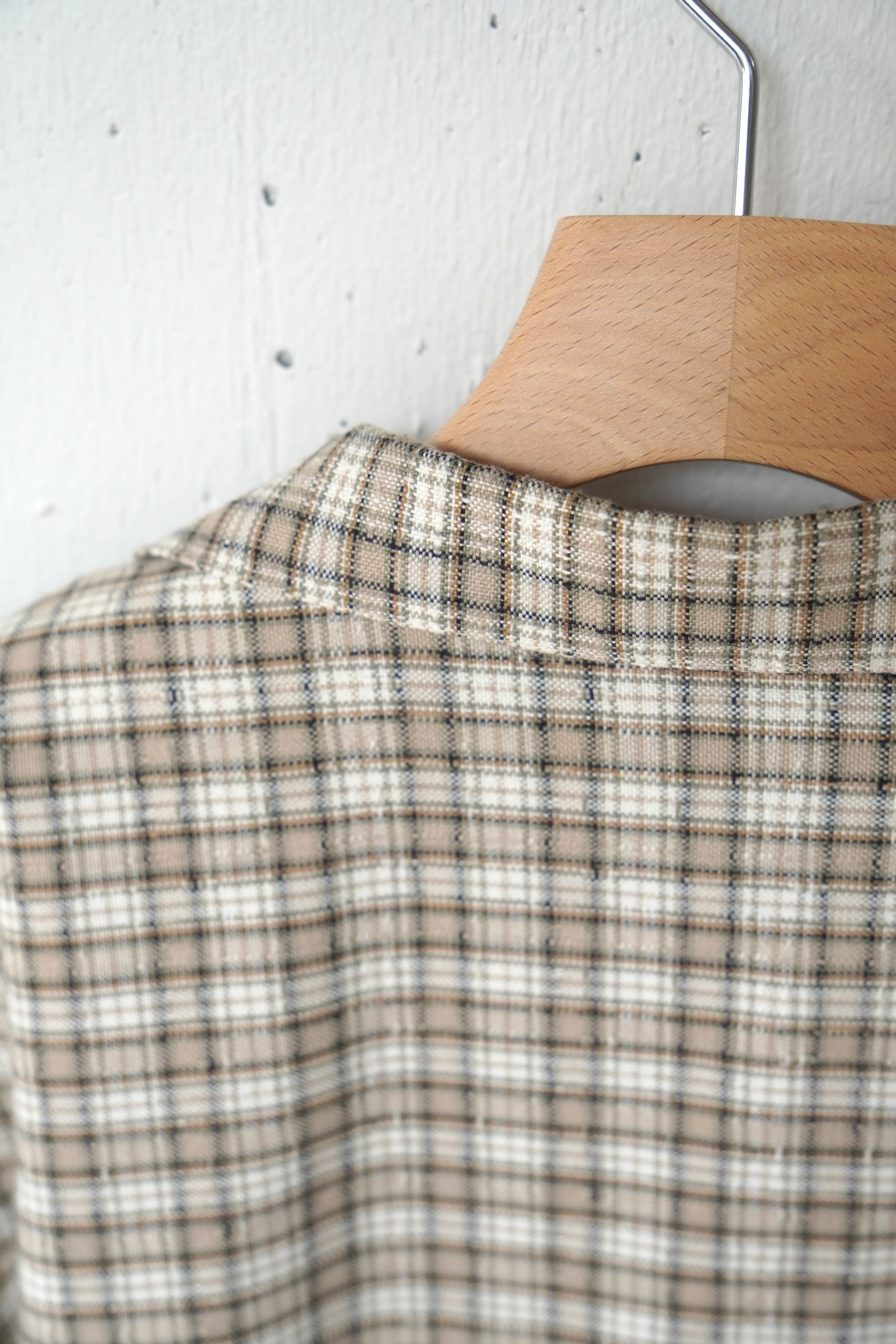 over check pattern jacket