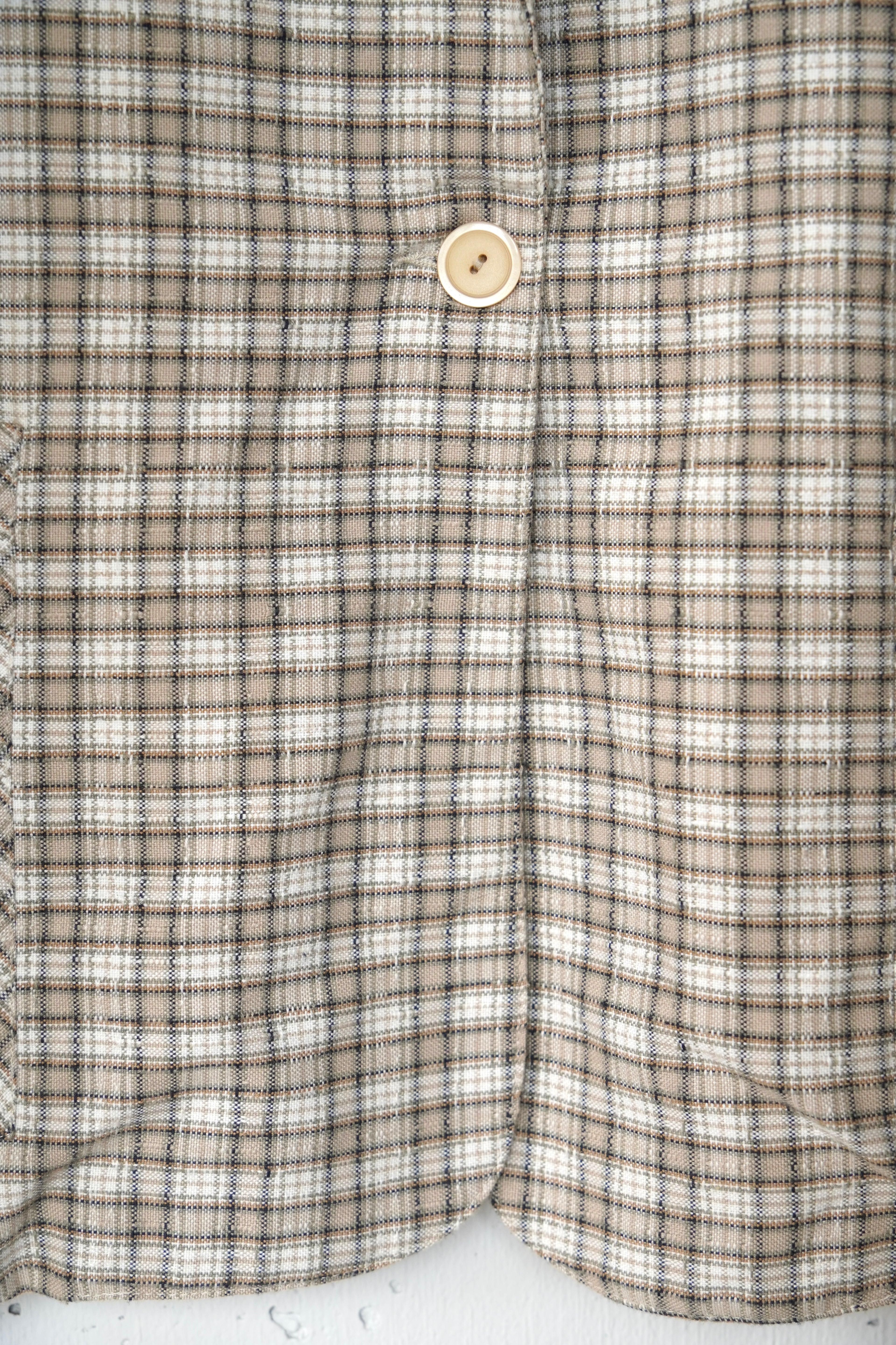 over check pattern jacket