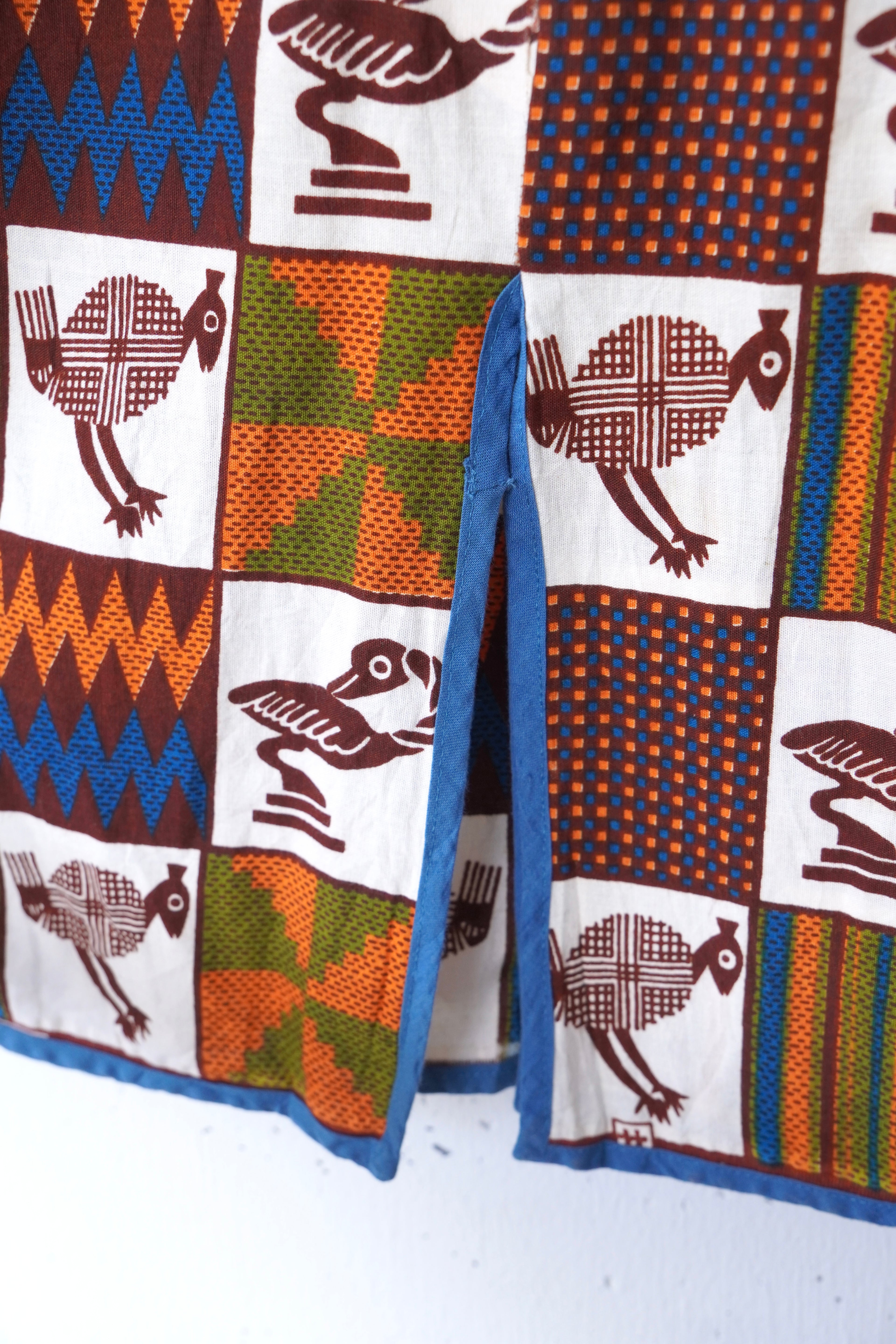 bird pattern batik one piece
