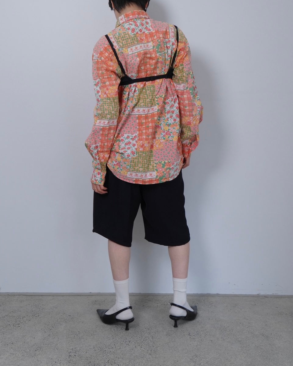 flower cotton shirt