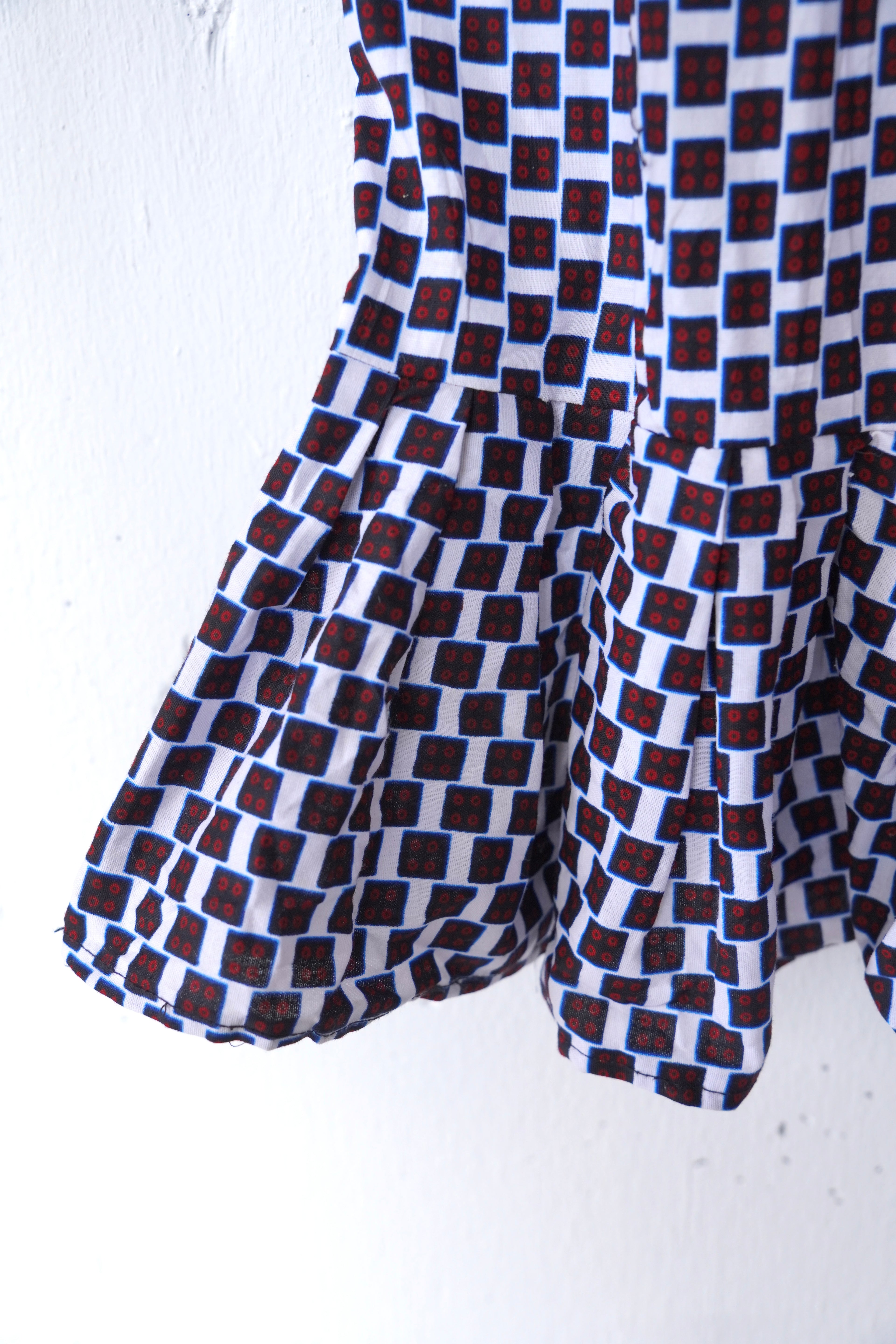 dice pattern batik one piece