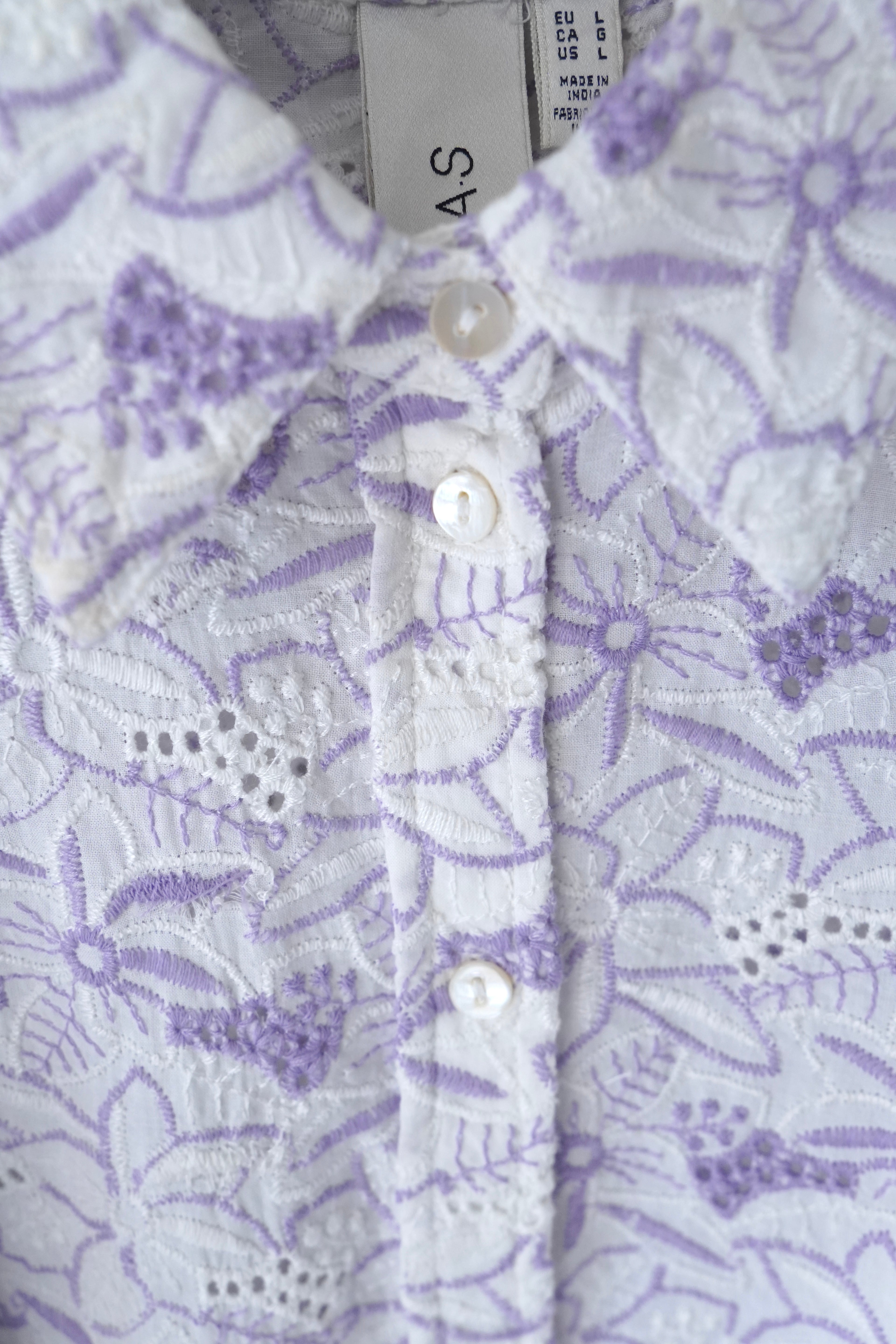 volume sleeve lace shirts