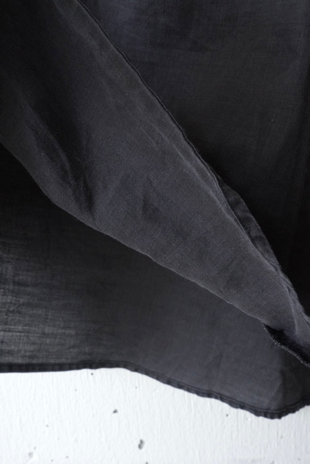 linen straight skirt