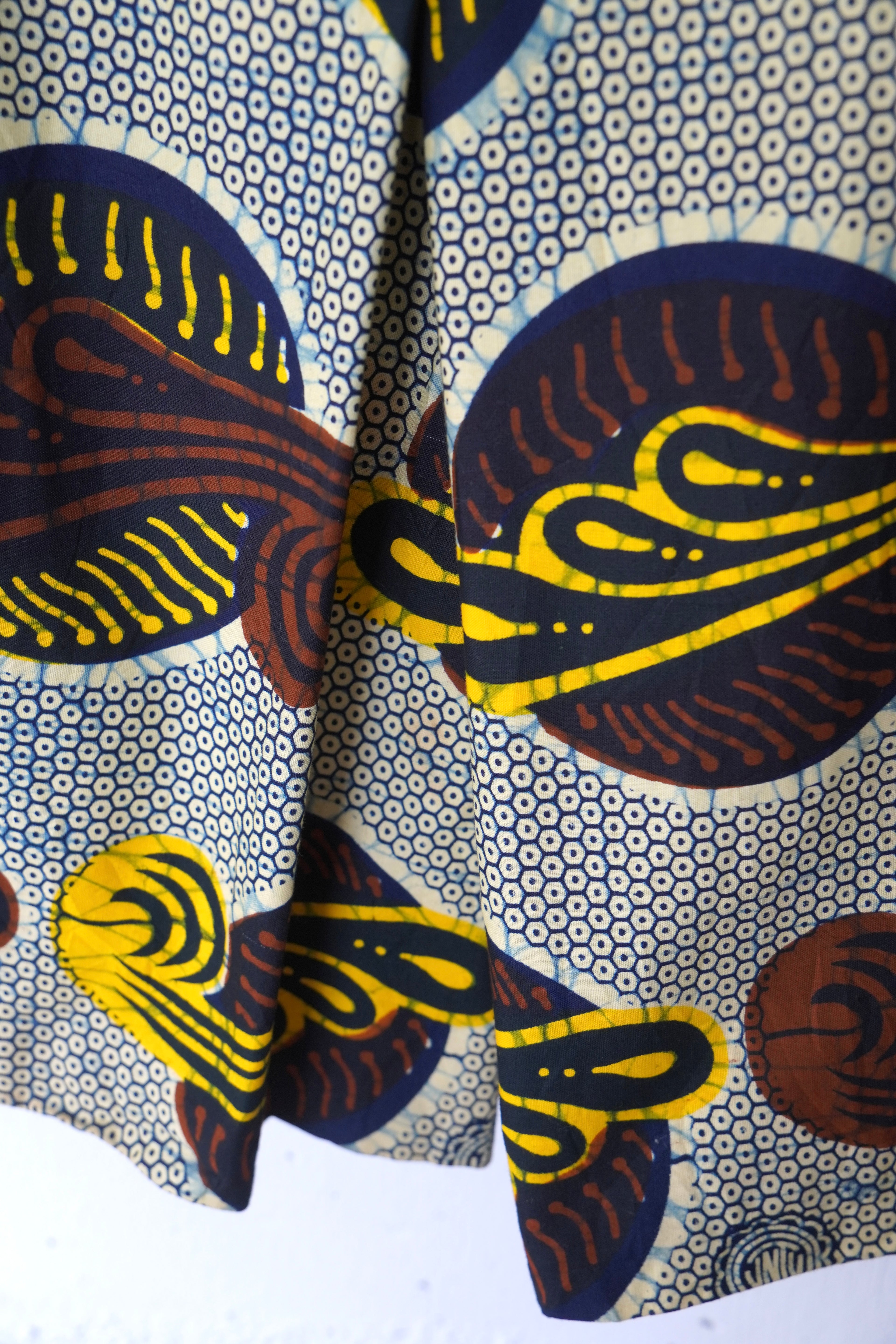 straight batik skirt