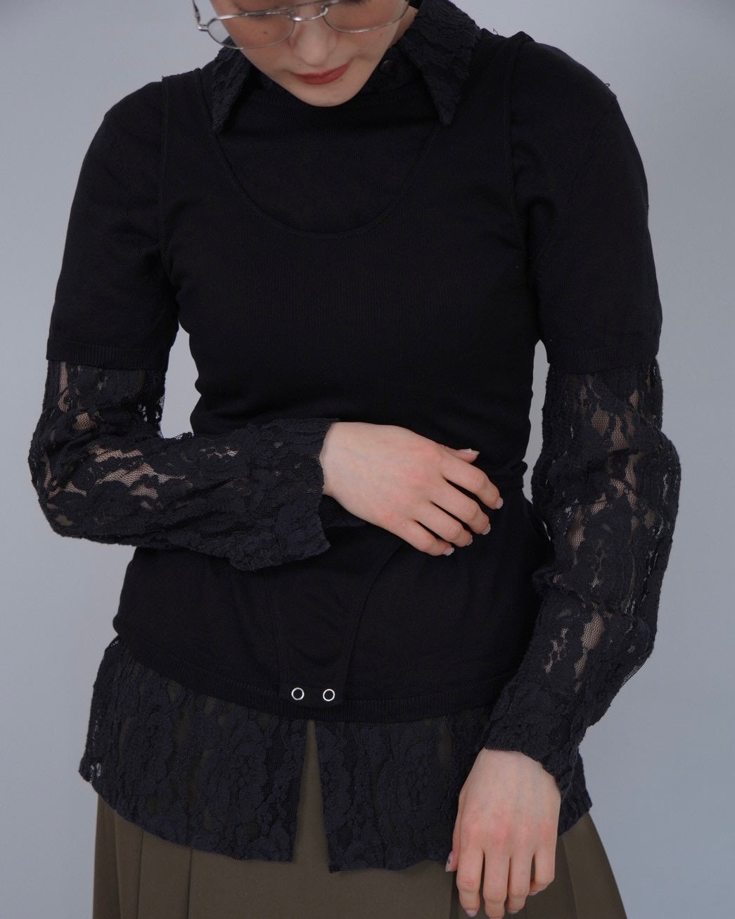 compact lace shirts