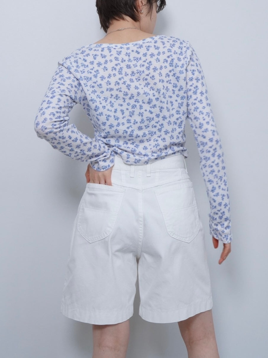 deep neck thermal tops