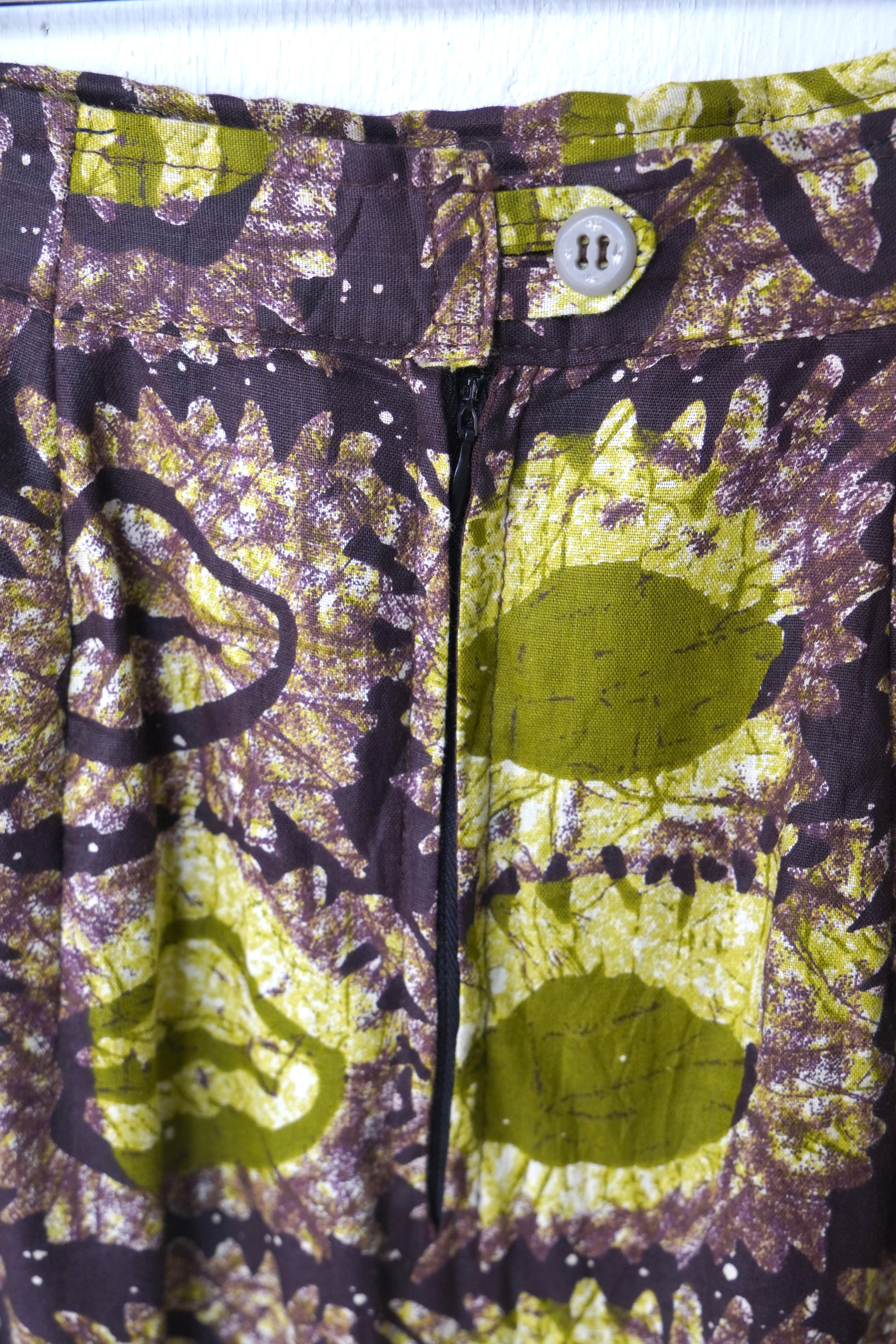 batik bloom long skirt