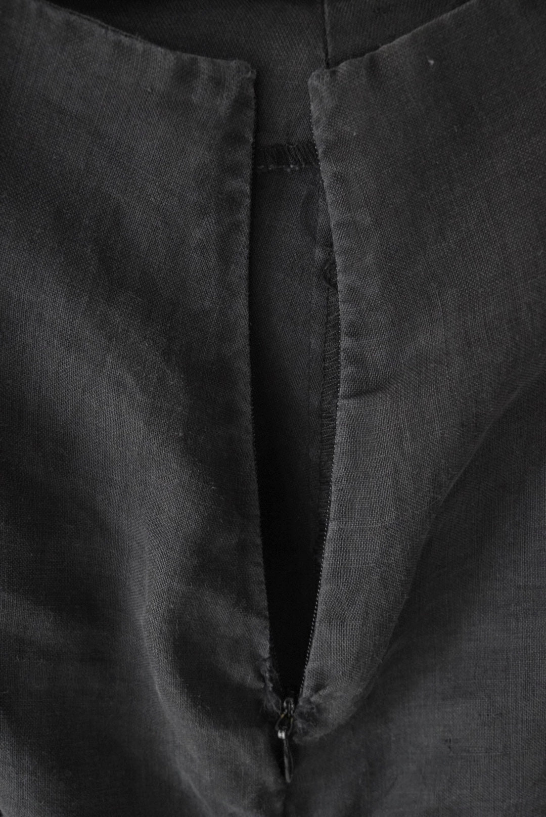 linen straight skirt