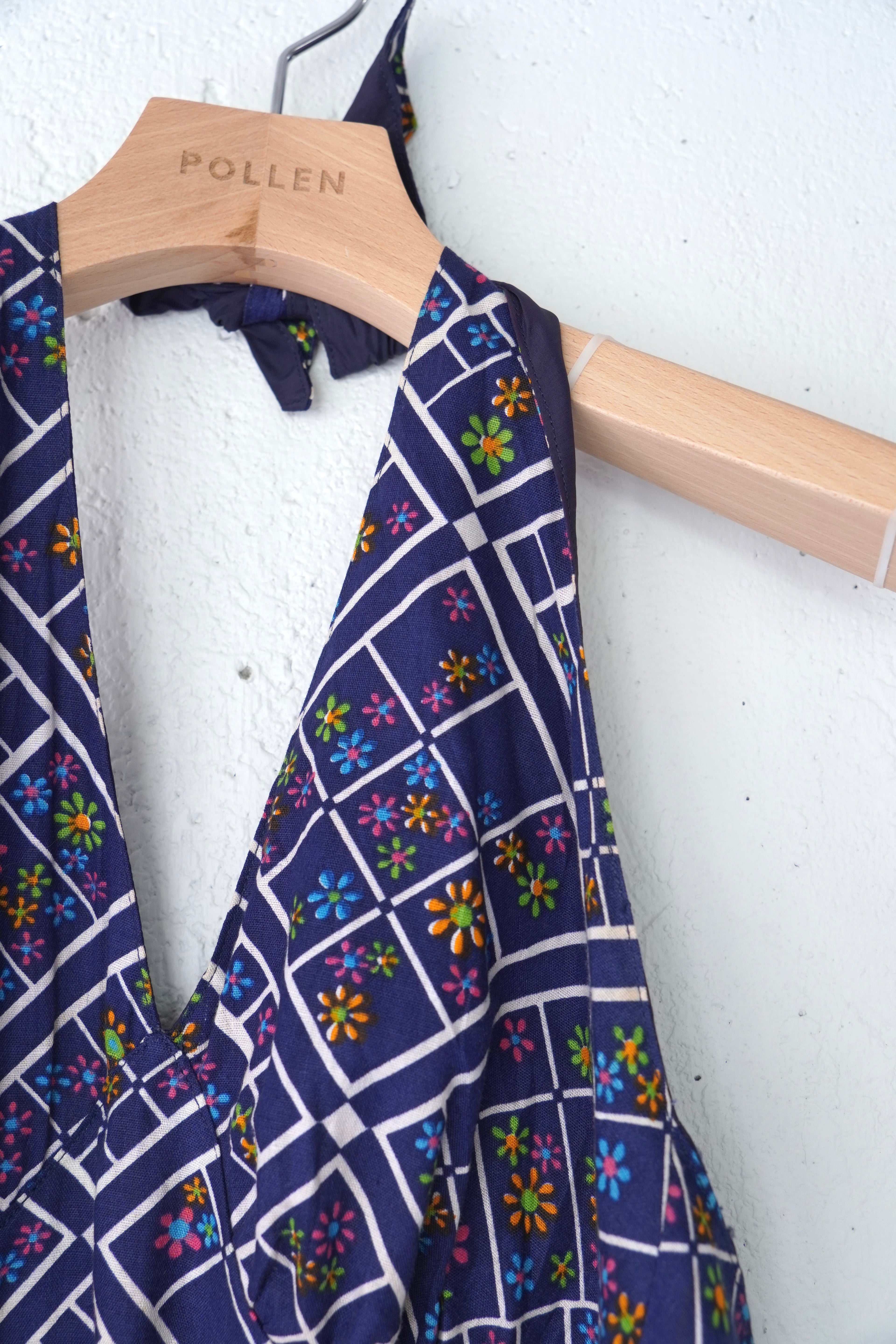 holder neck batik one piece