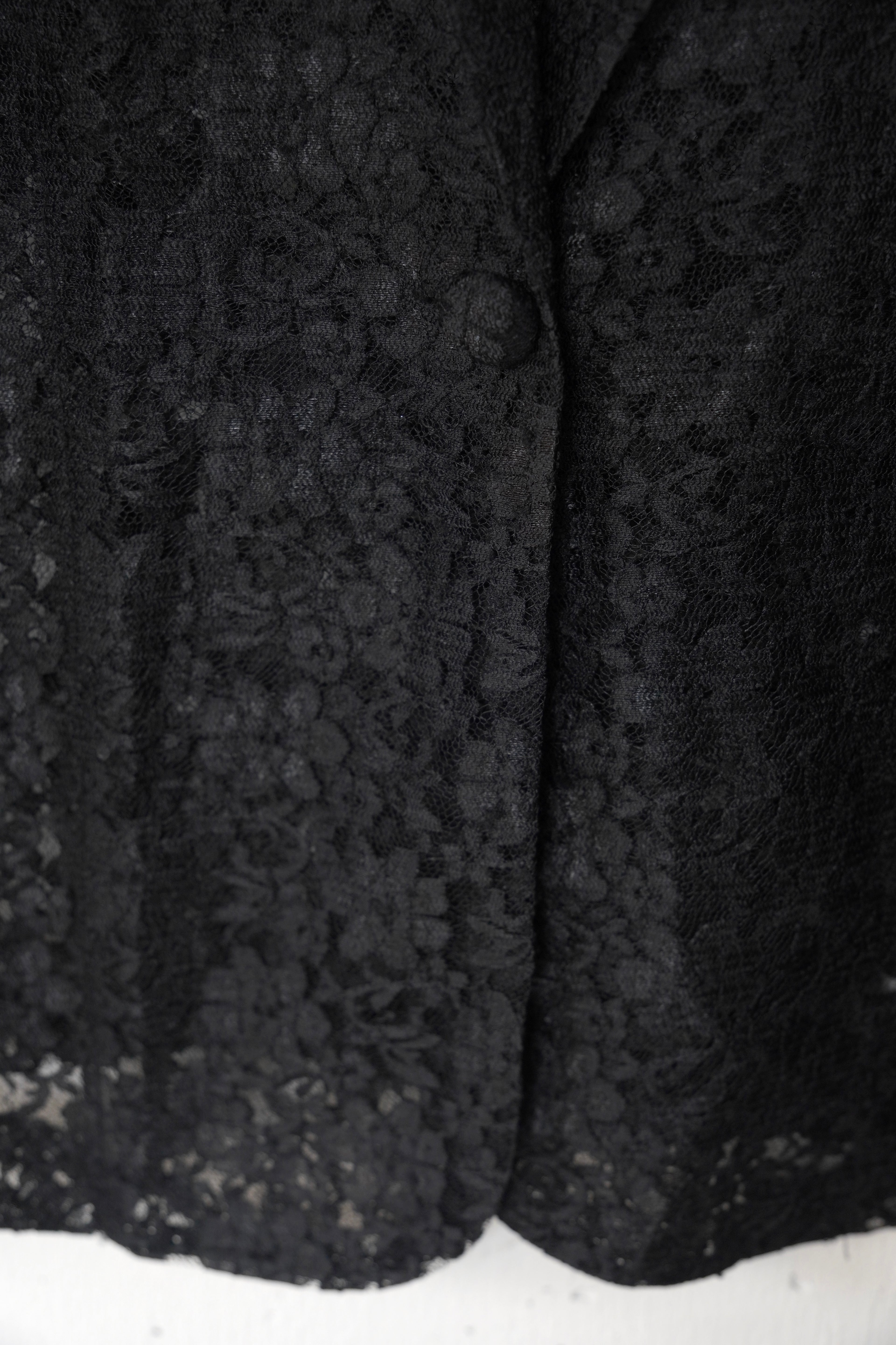 black lace single jacket