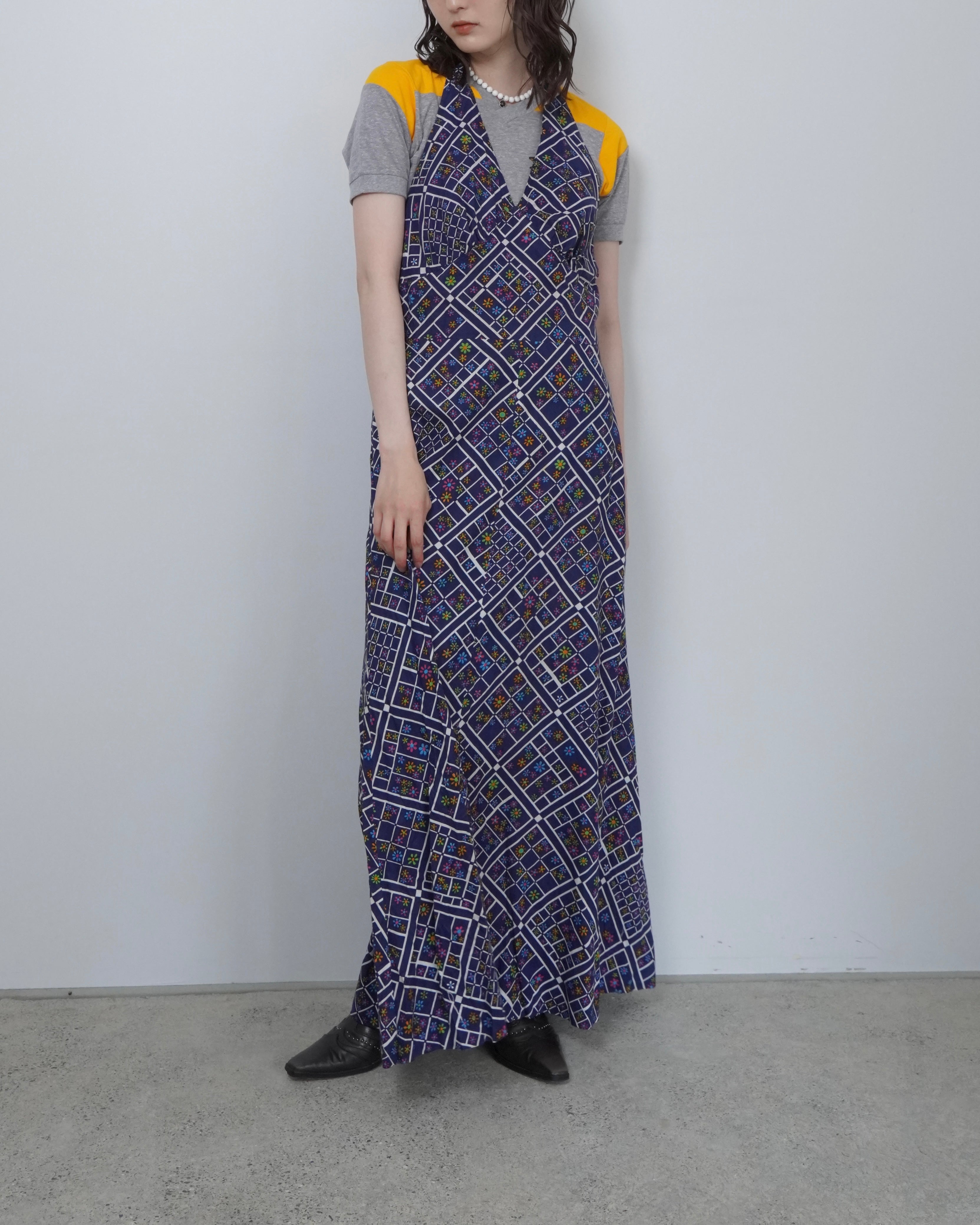 holder neck batik one piece