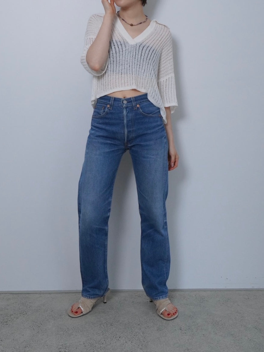 short length summer knit tops
