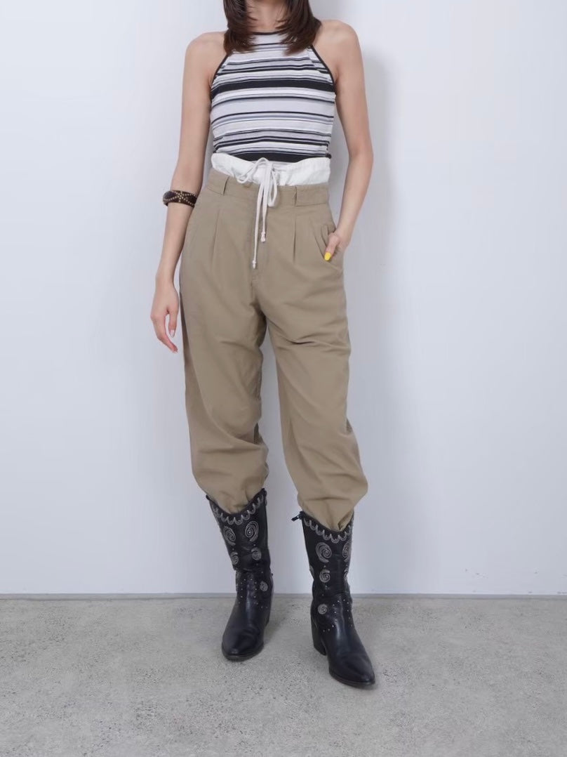 high weight cotton pants