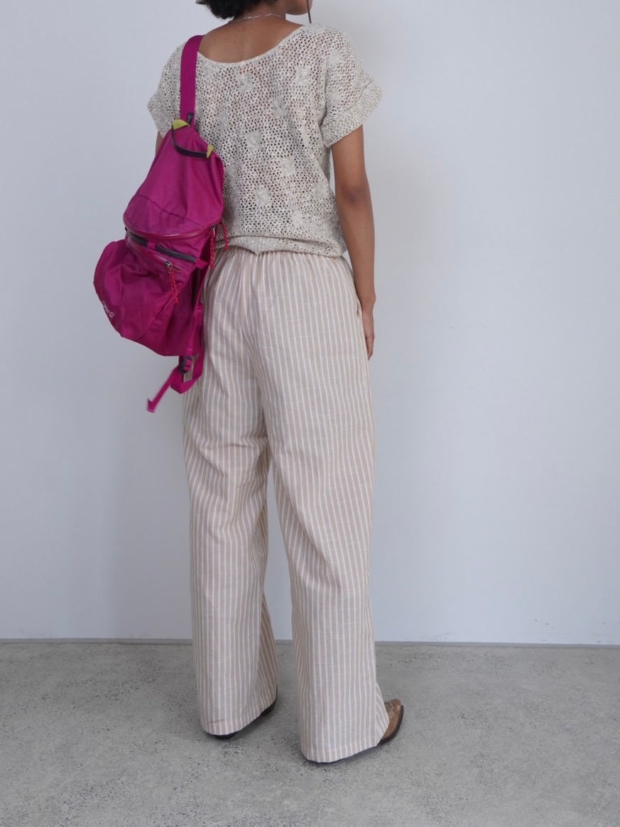 stripe pattern easy pants