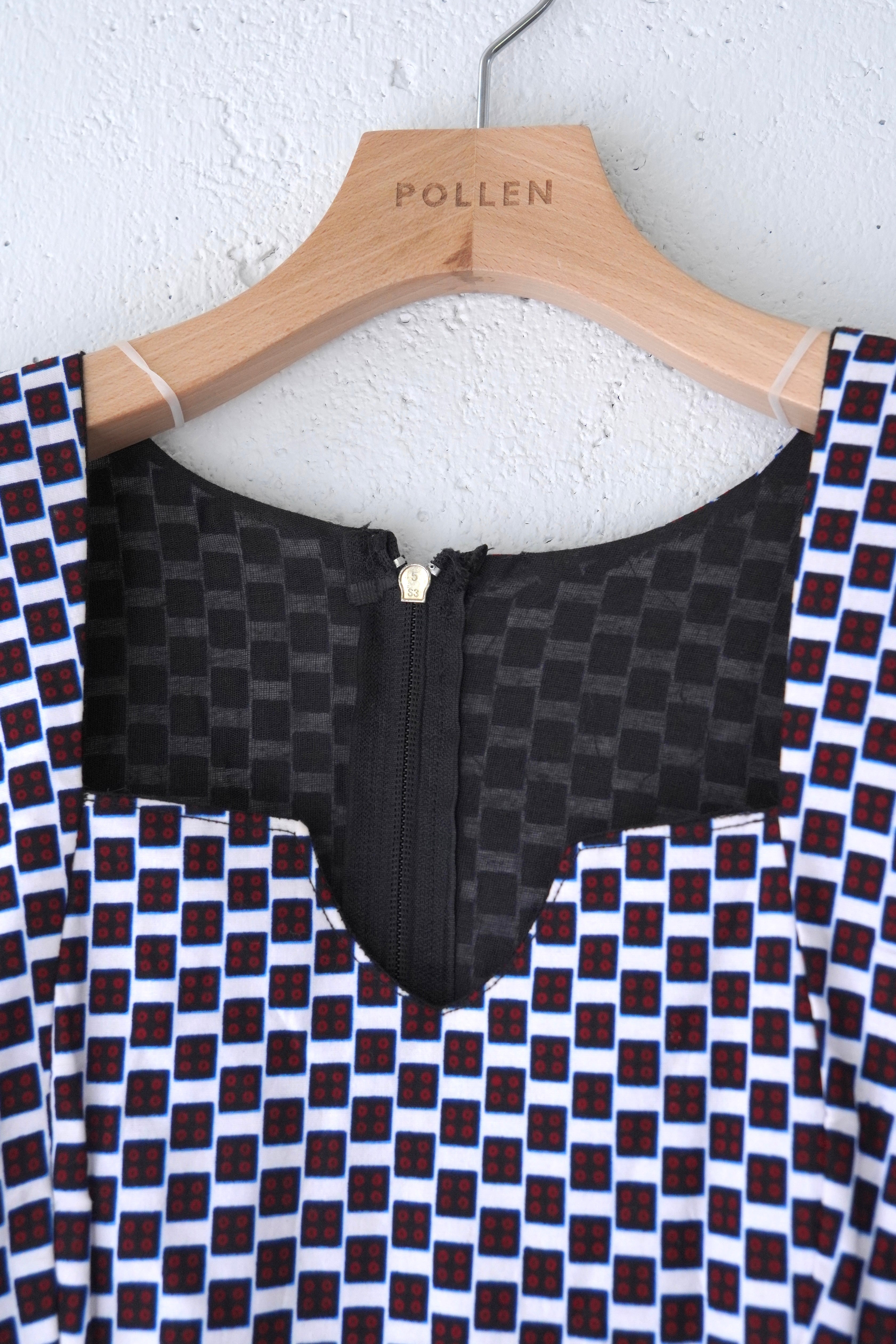 dice pattern batik one piece