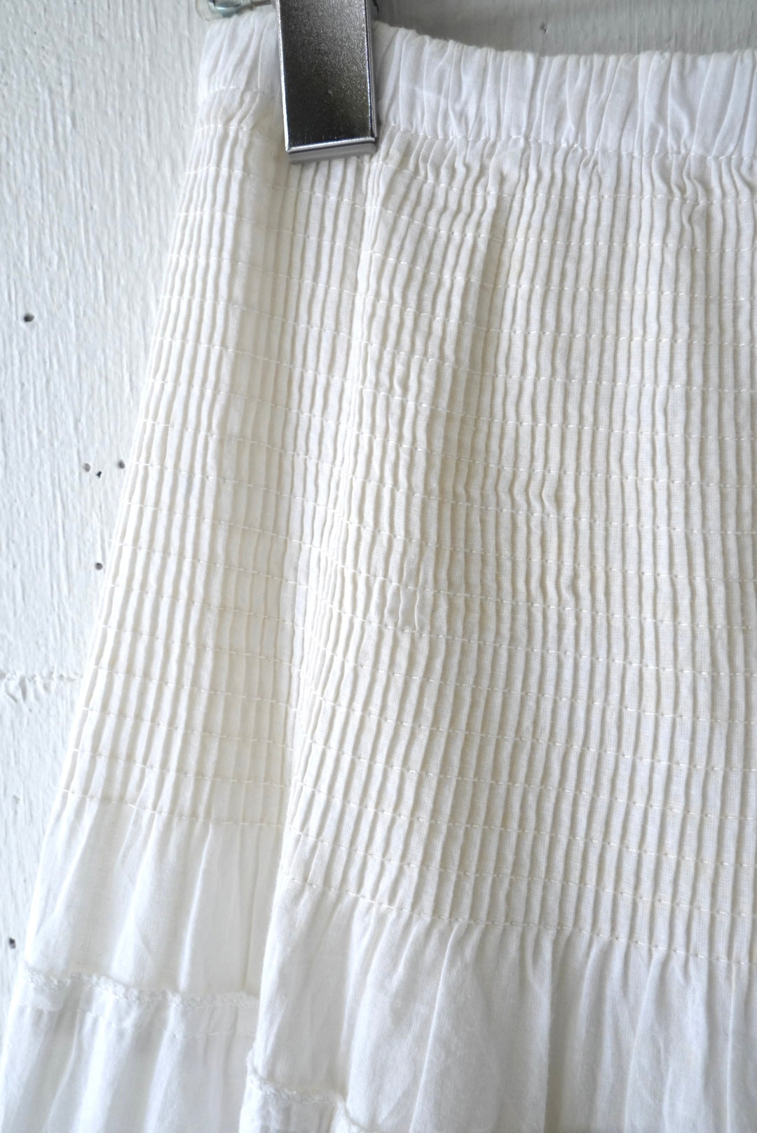 cotton tired skirt