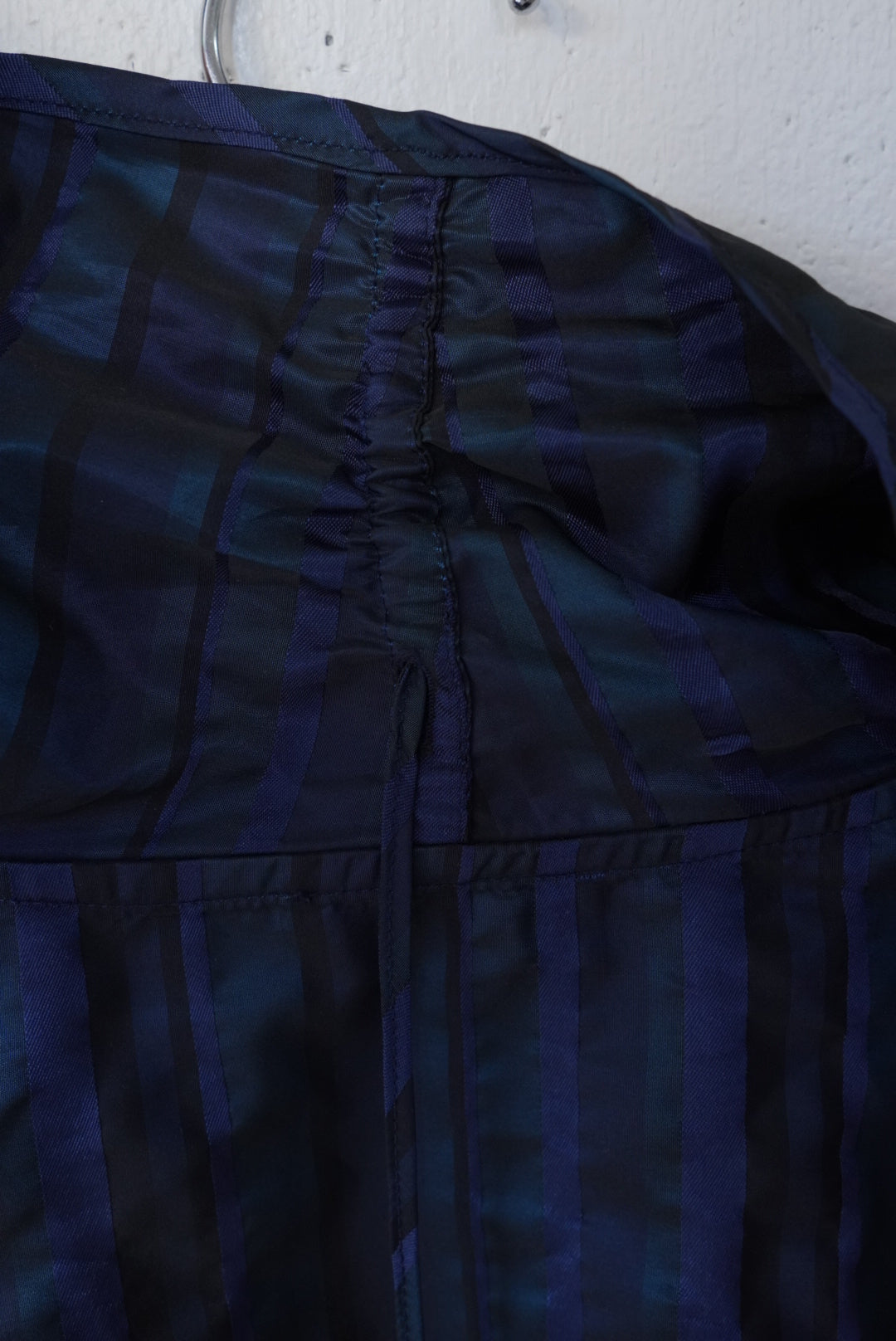 stripe frill design blouse