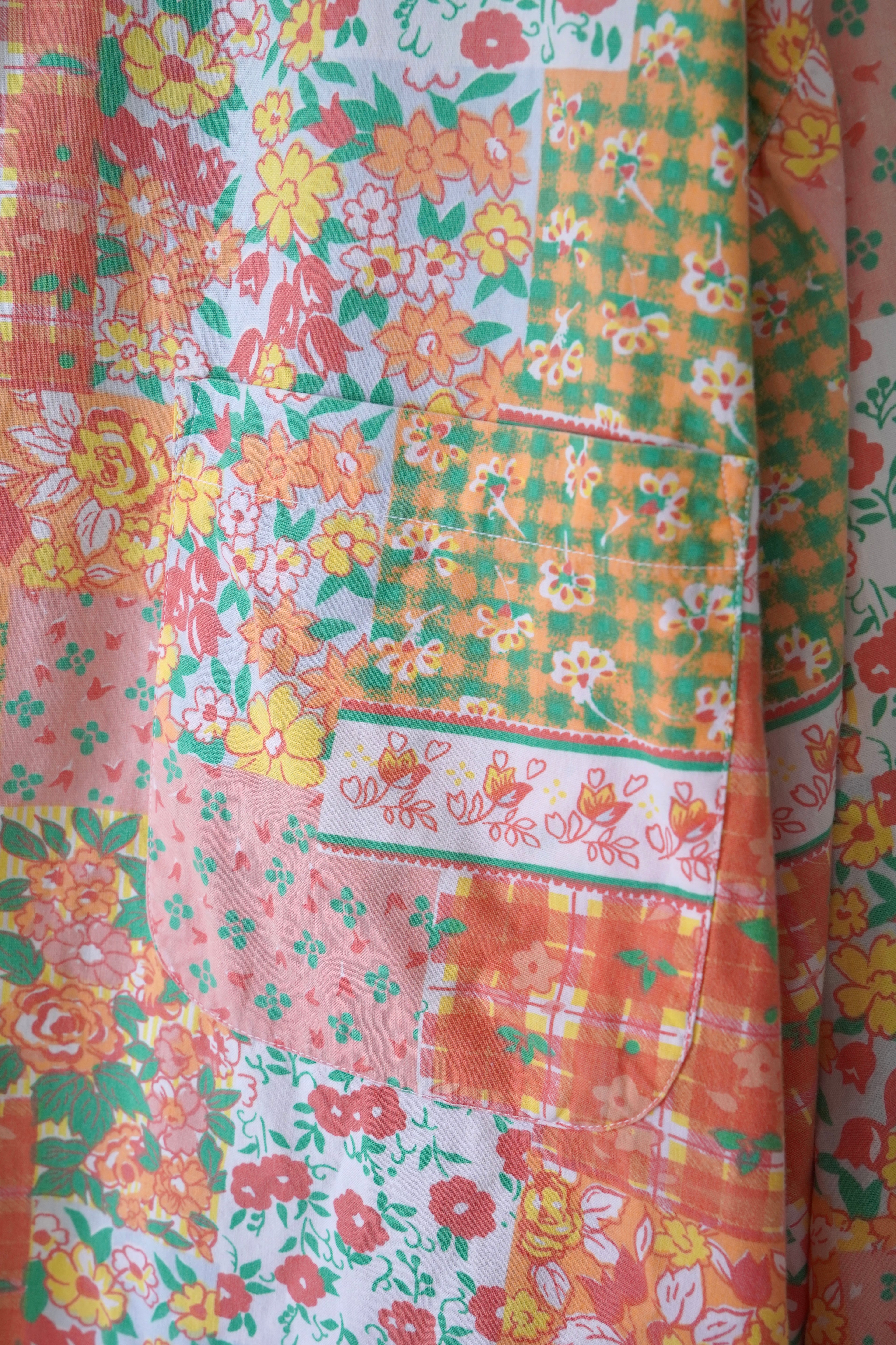 flower cotton shirt