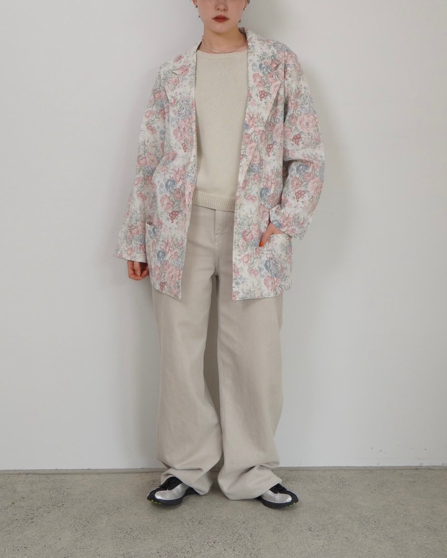 flower over jacket
