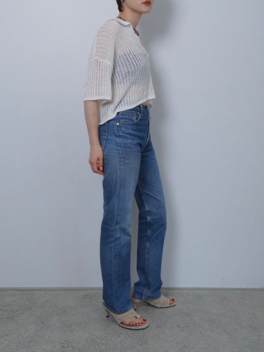 short length summer knit tops