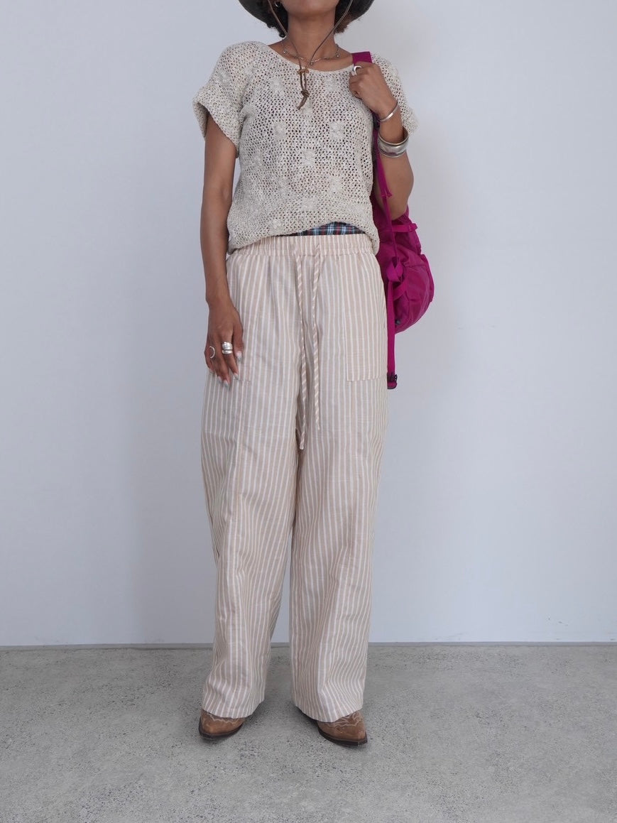 stripe pattern easy pants