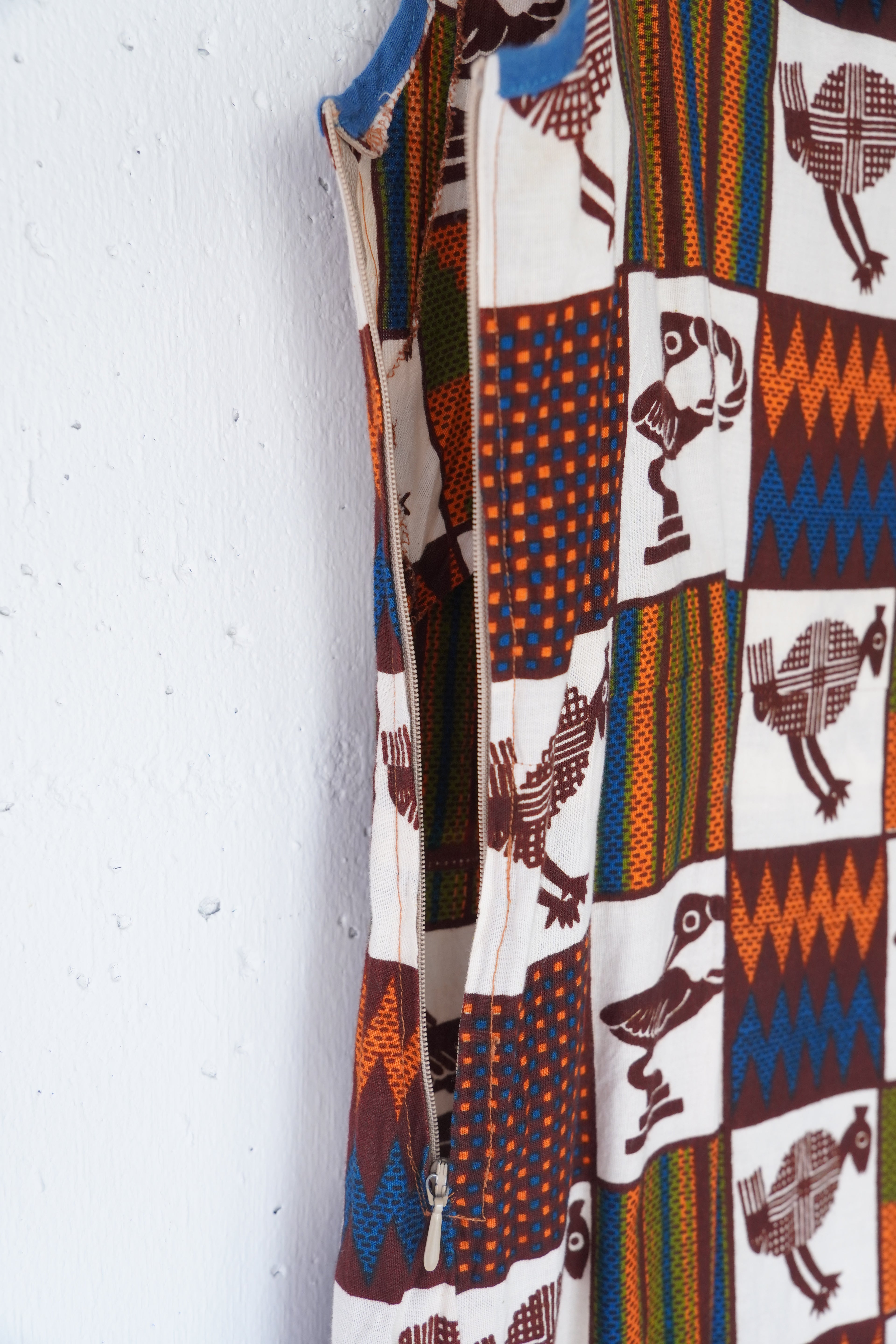 bird pattern batik one piece