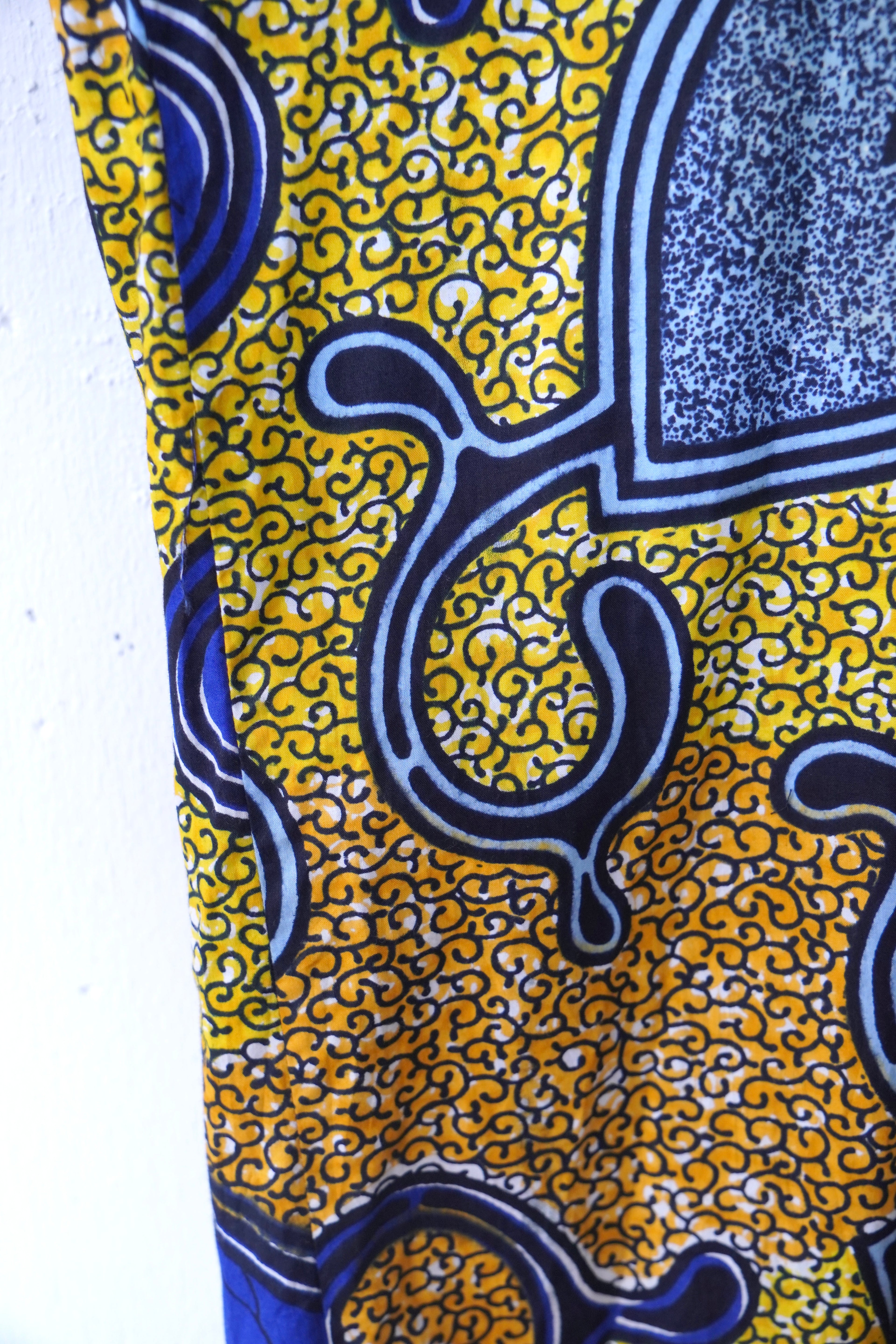 batik kaftan one piece