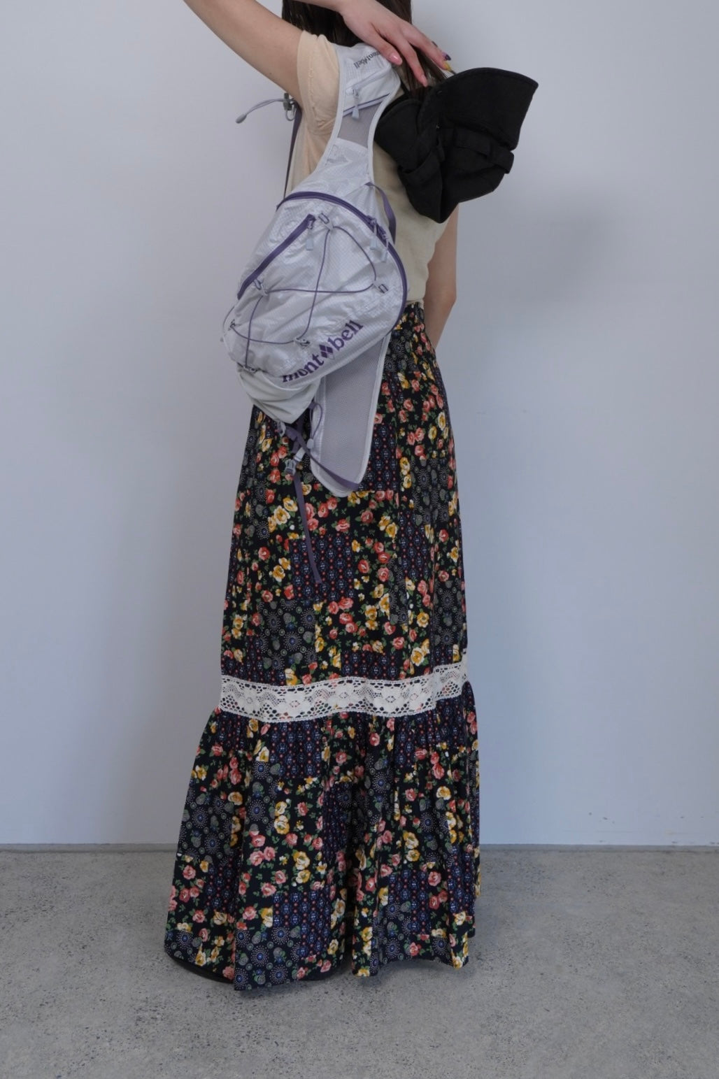 flower patchwork skirt