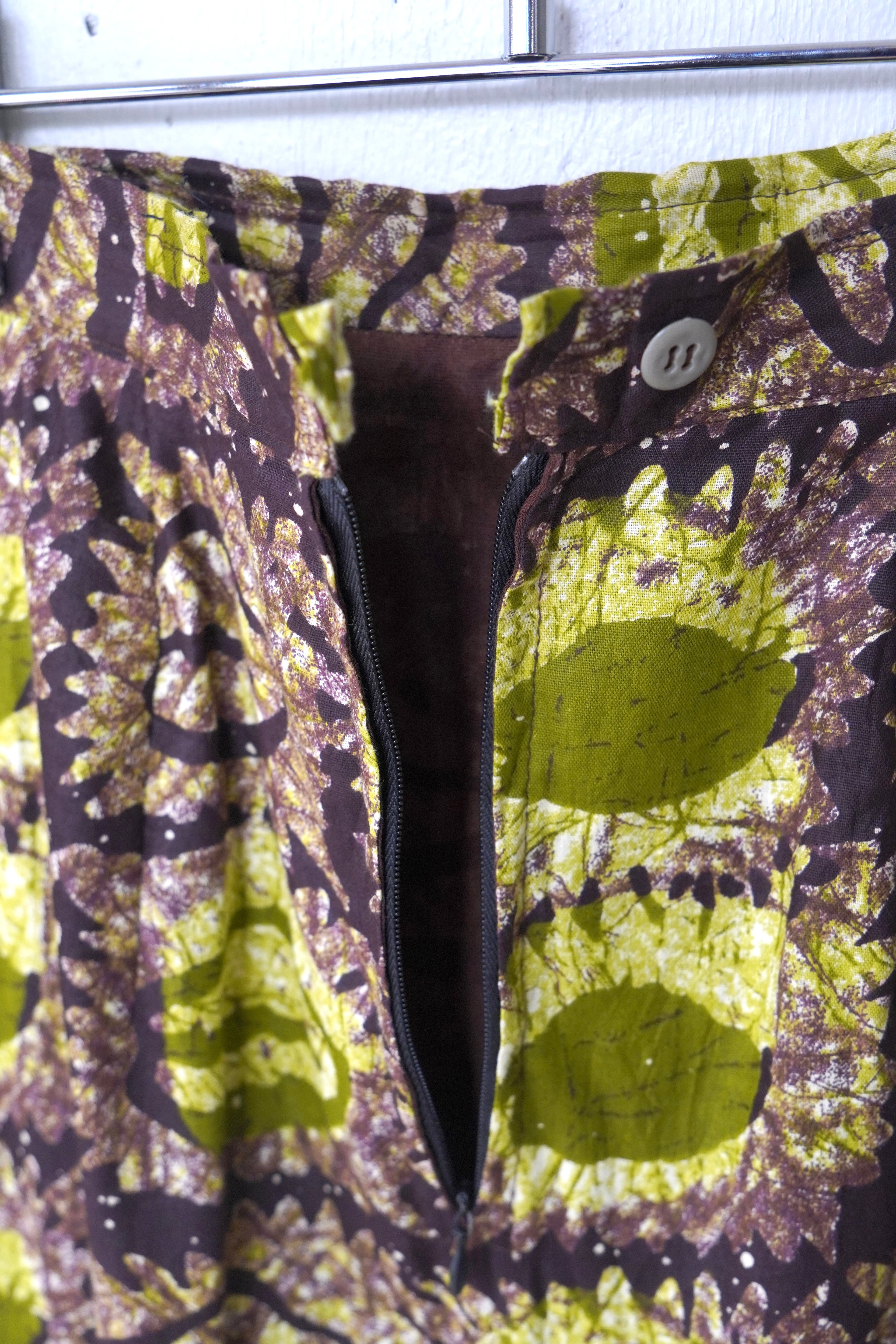 batik bloom long skirt