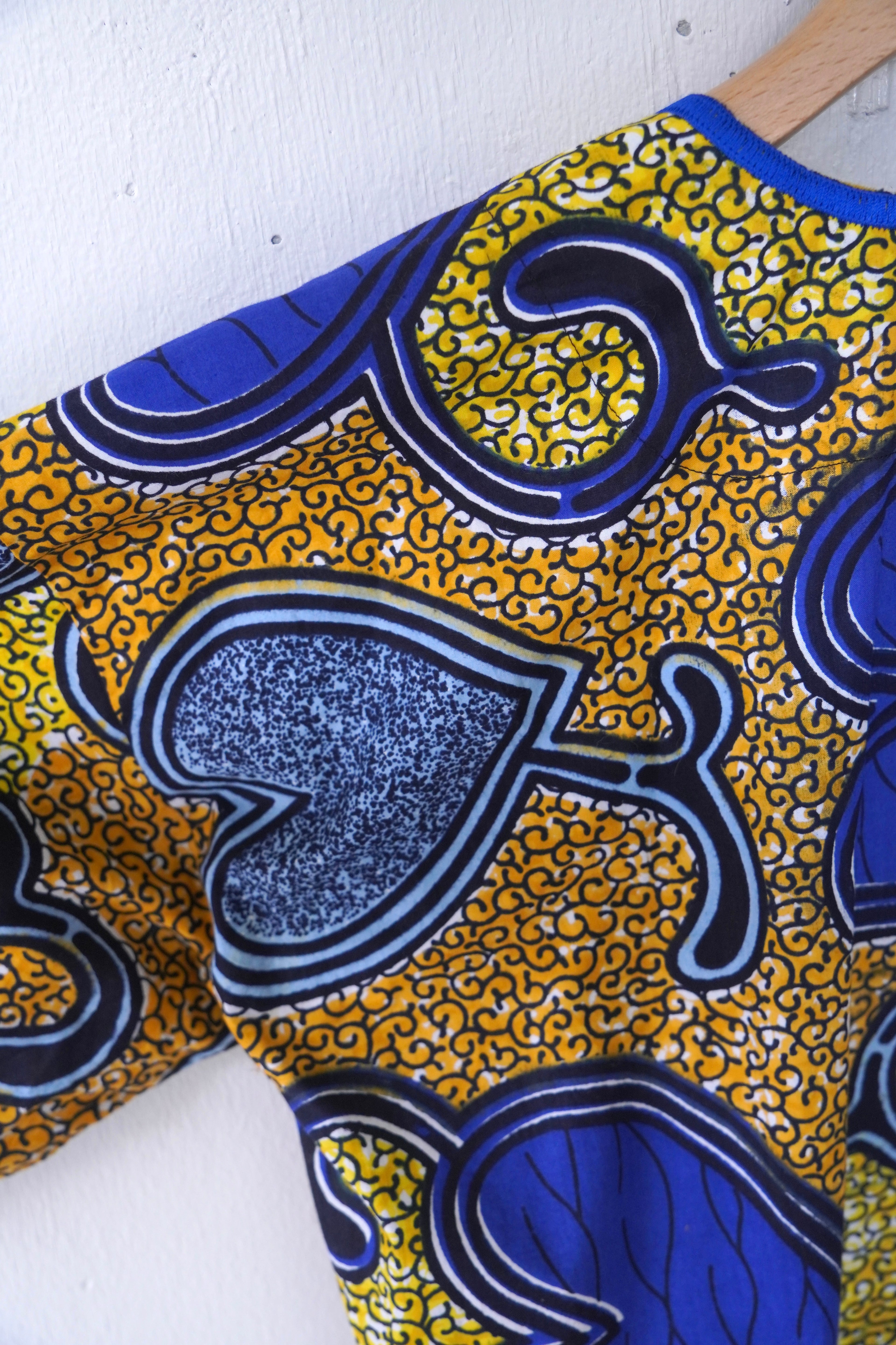 batik kaftan one piece