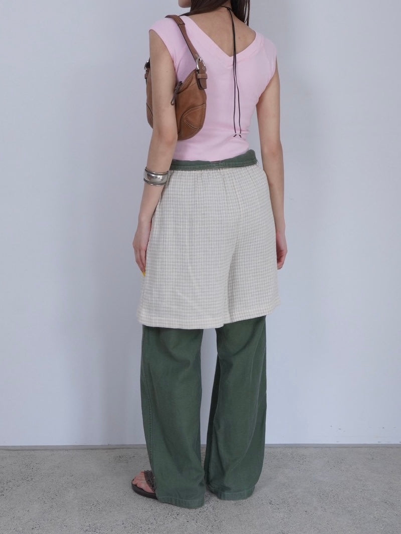 pale pink v neck tops