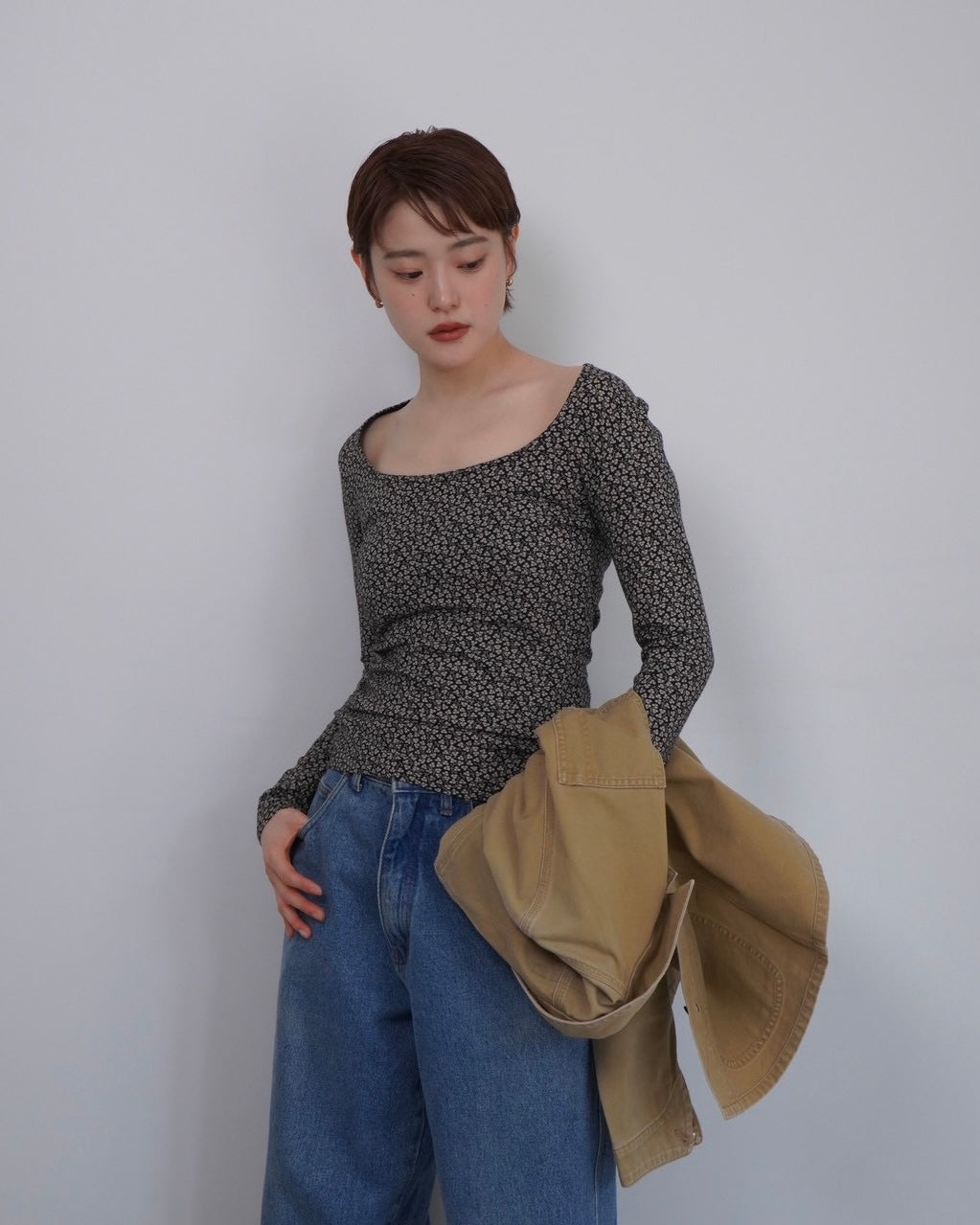 little flower cut and sew