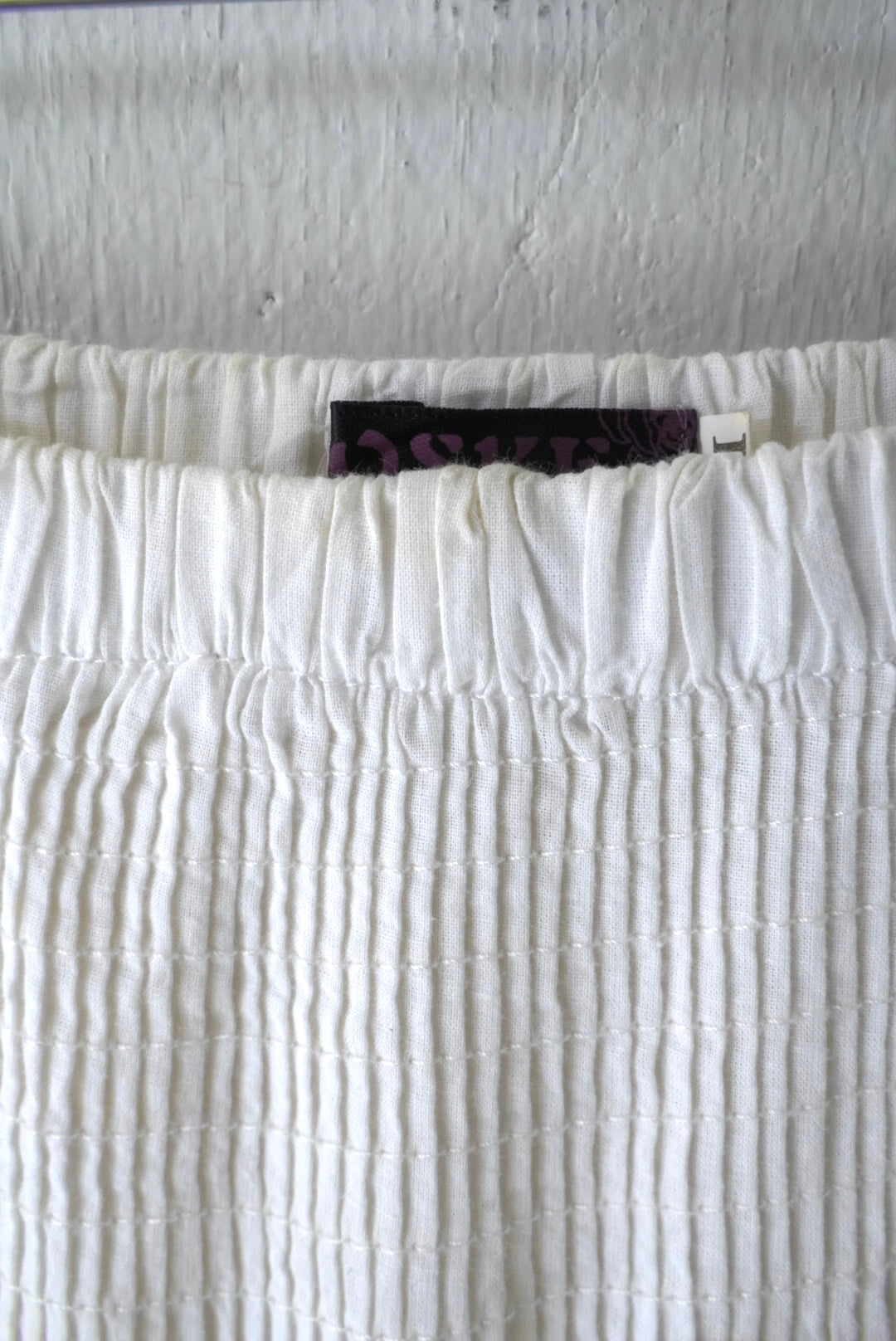 cotton tired skirt