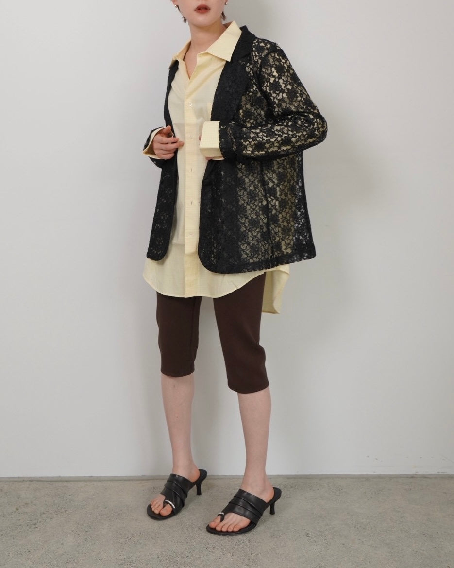 black lace single jacket