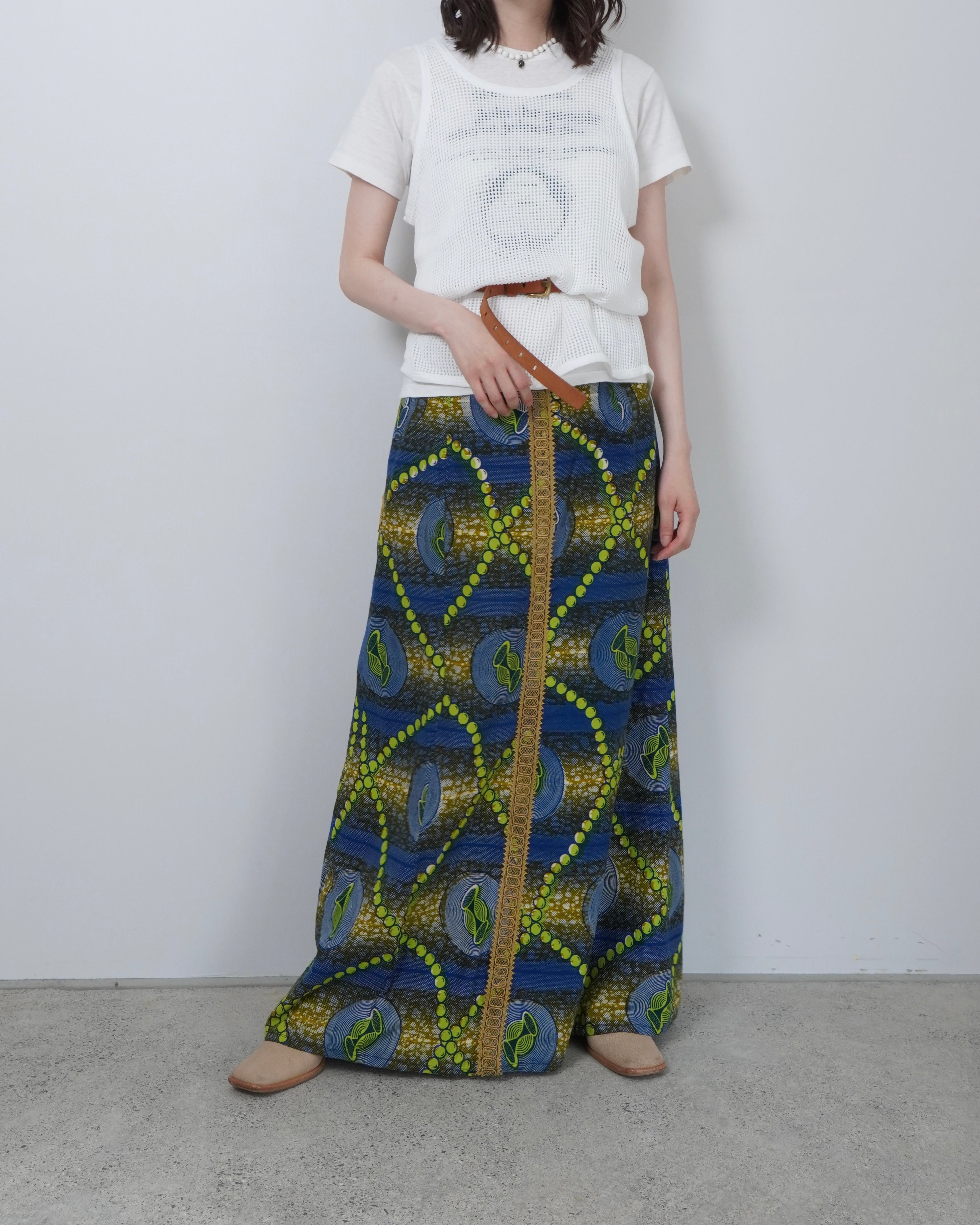 lace stitch batik skirt