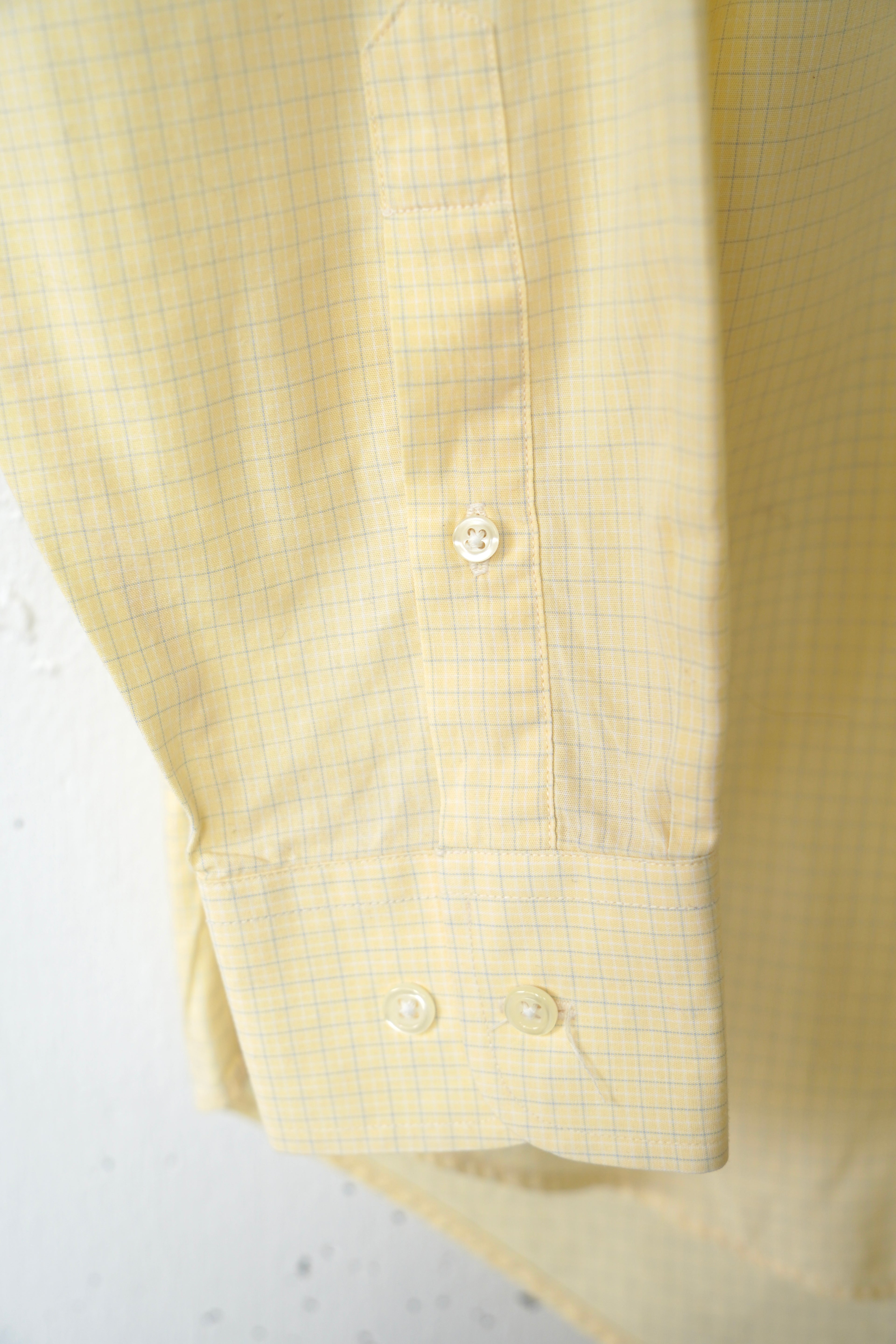 “GIVENCHY MONSIEUR” check pattern shirts