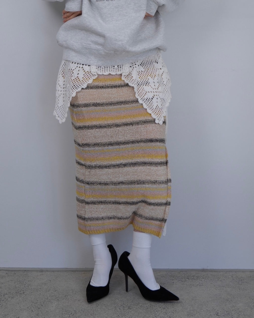 crochet border skirt