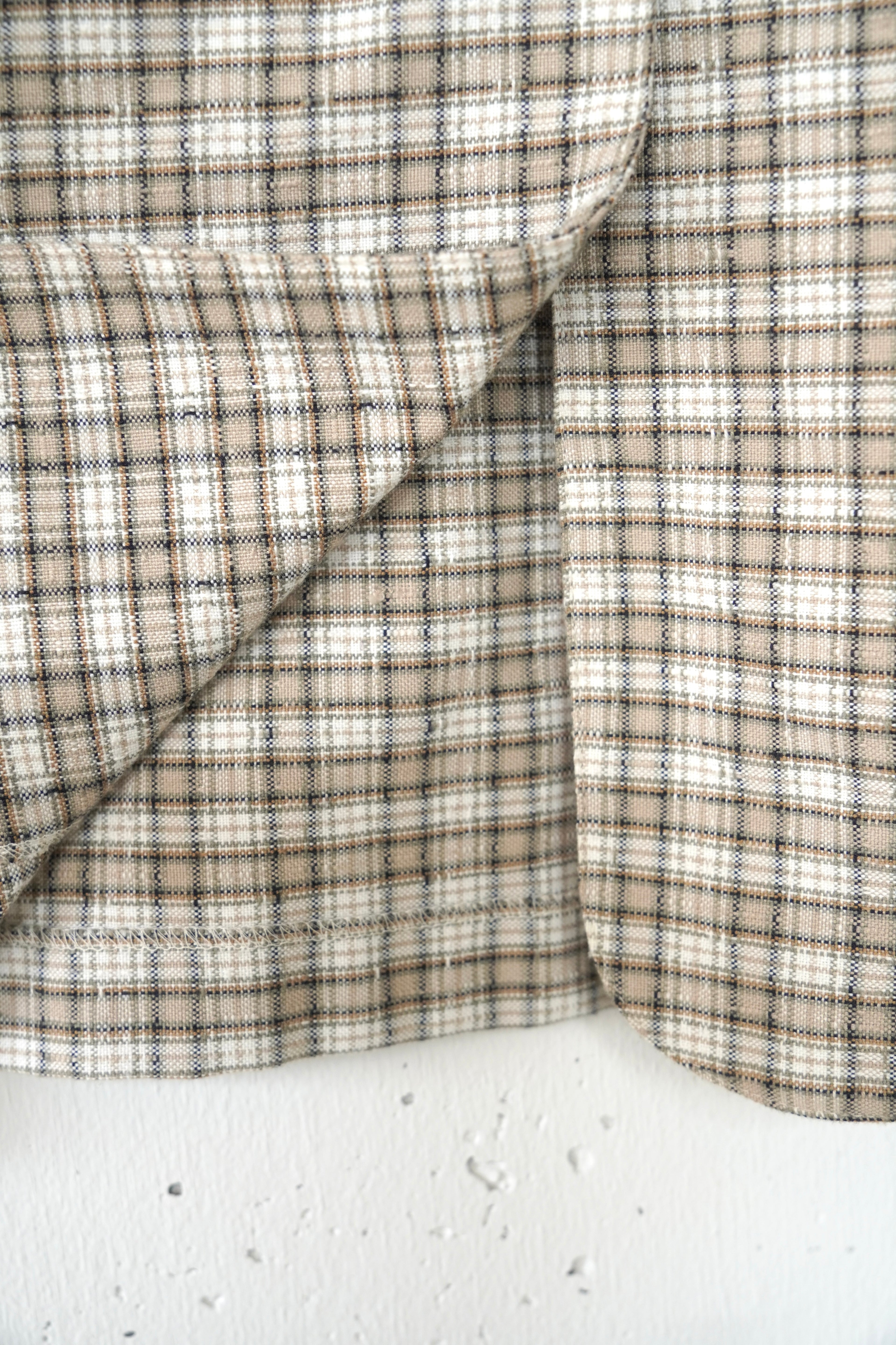over check pattern jacket