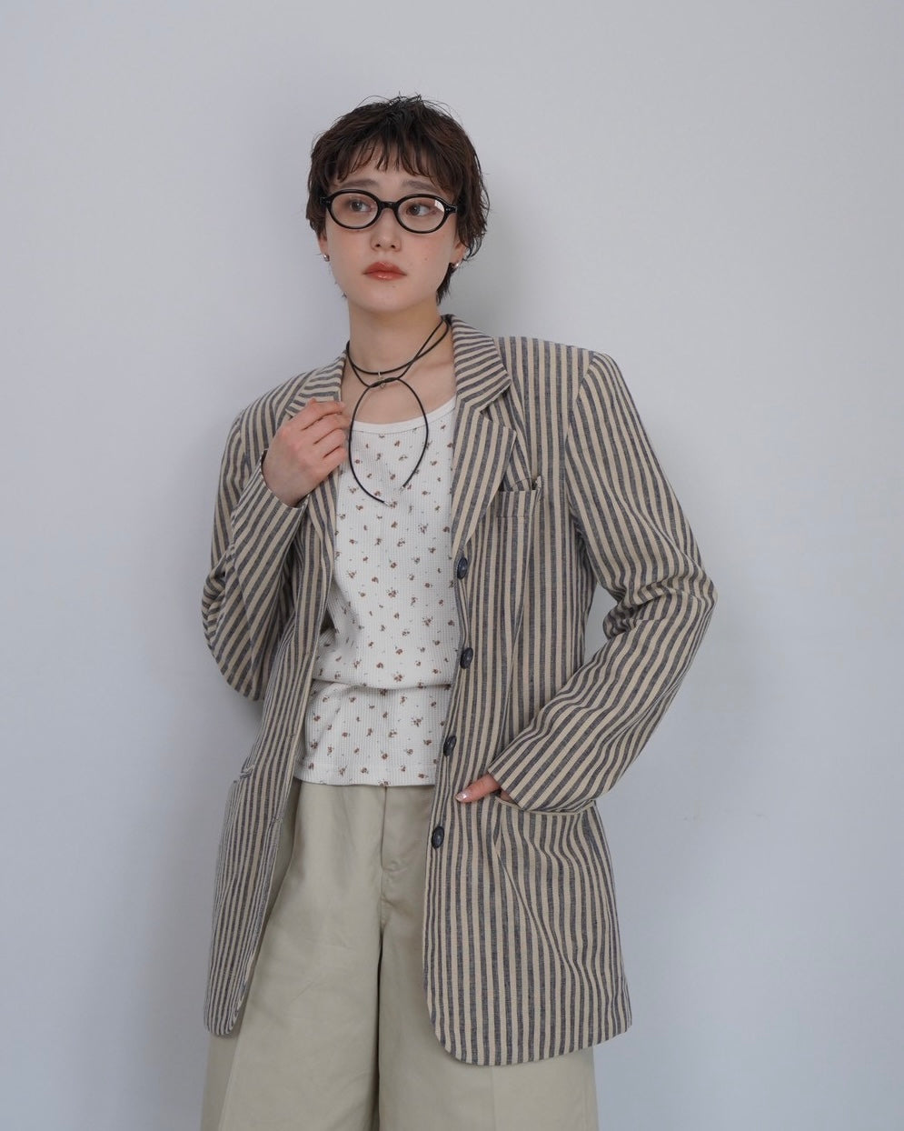 stripe jacket