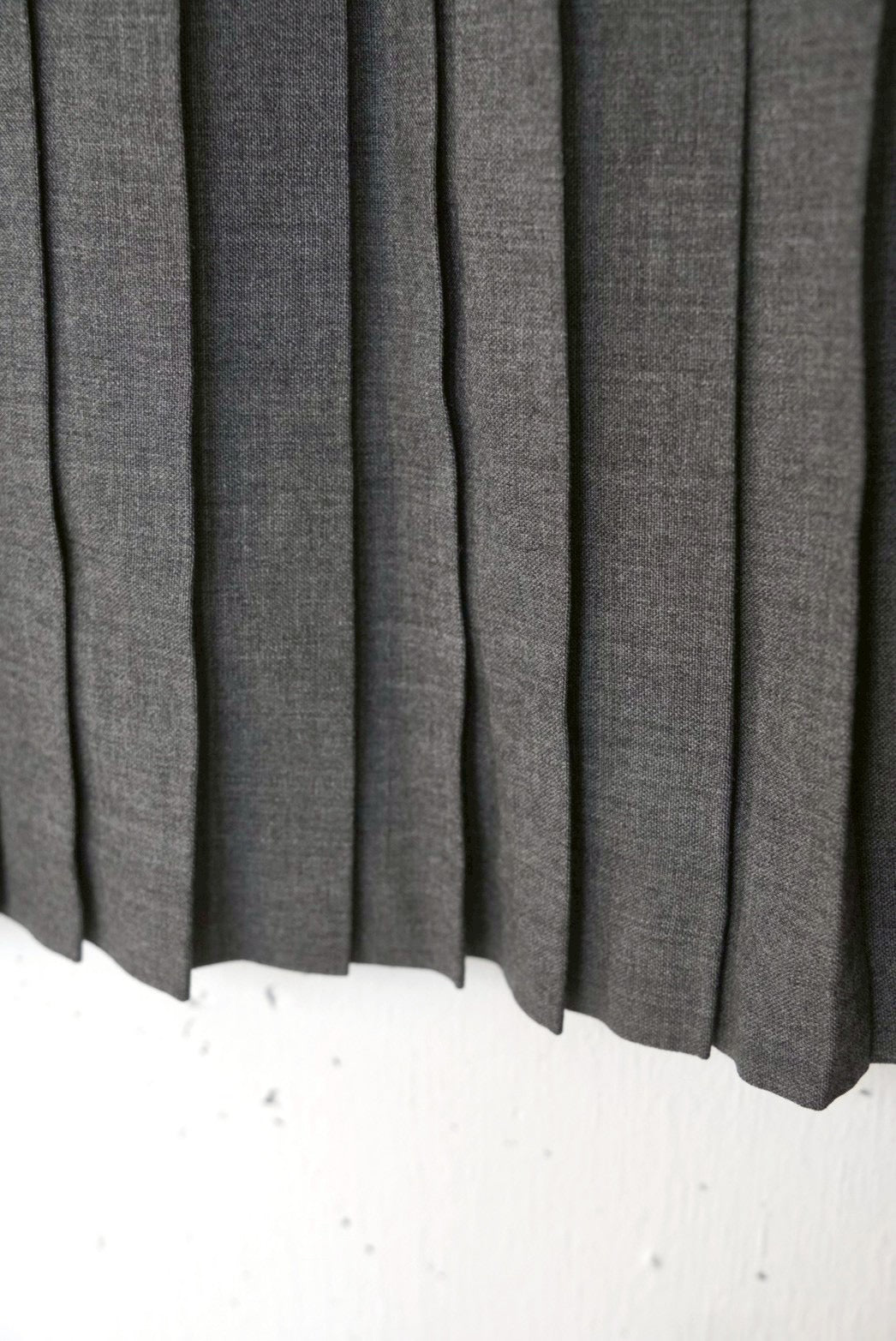 pleats wrap skirt